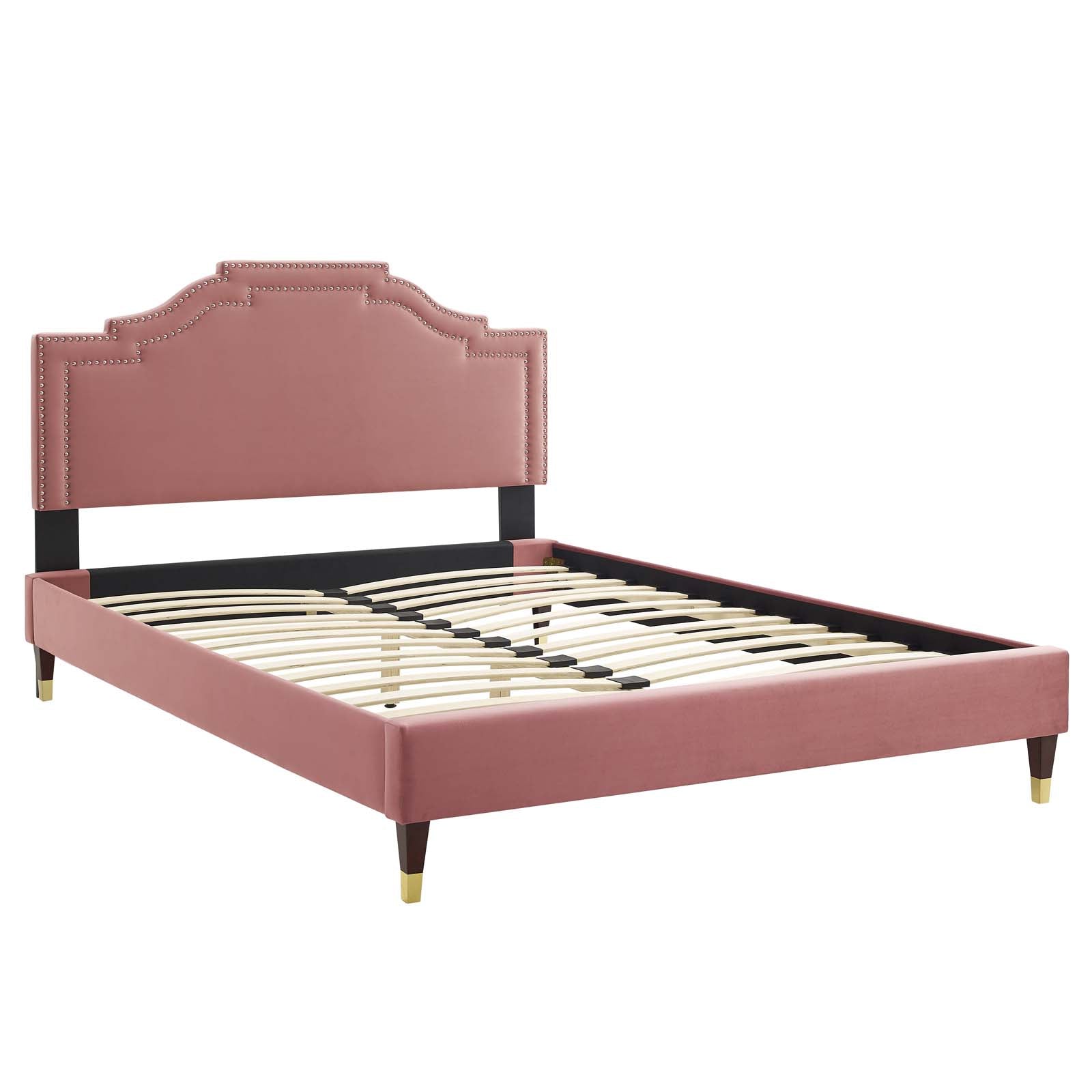 Adelaide Performance Velvet Full Platform Bed By Modway - MOD-6857 | Beds | Modishstore - 9