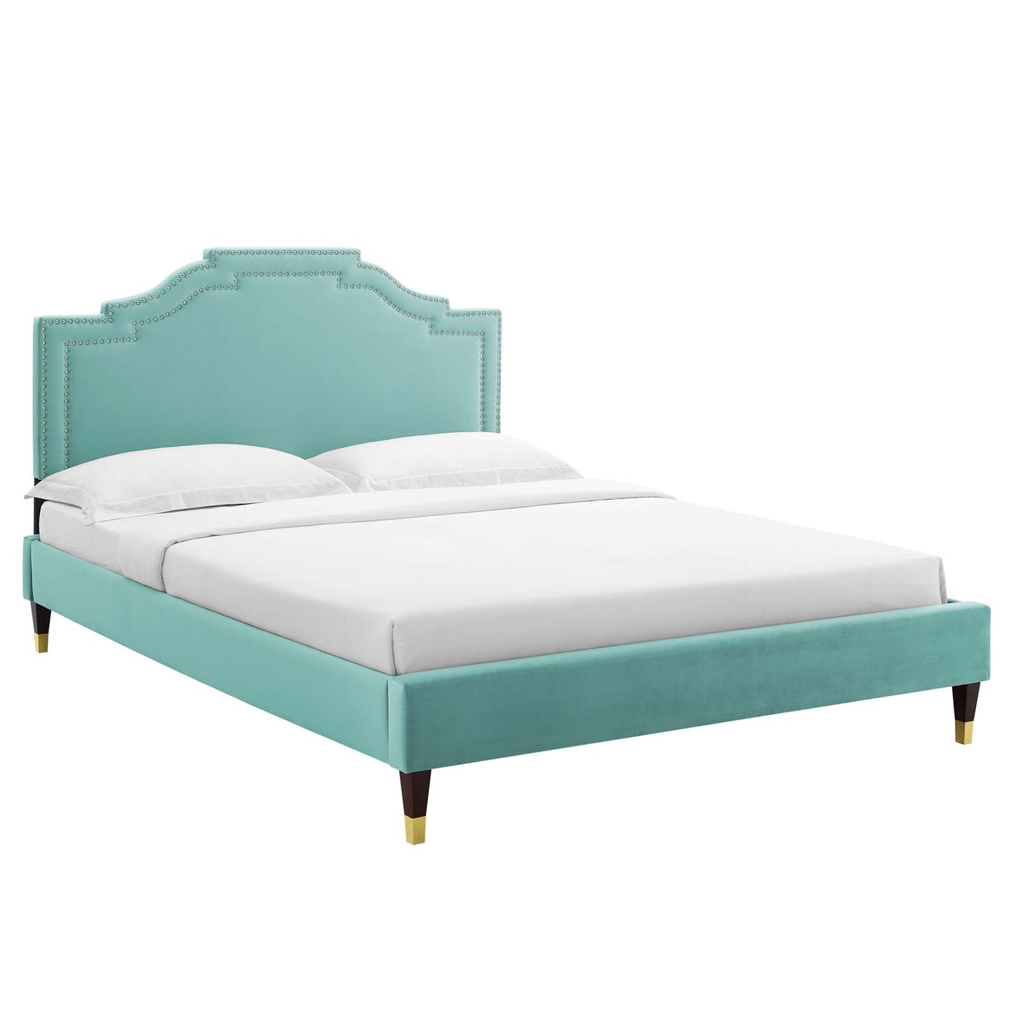 Adelaide Performance Velvet Full Platform Bed By Modway - MOD-6857 | Beds | Modishstore - 29