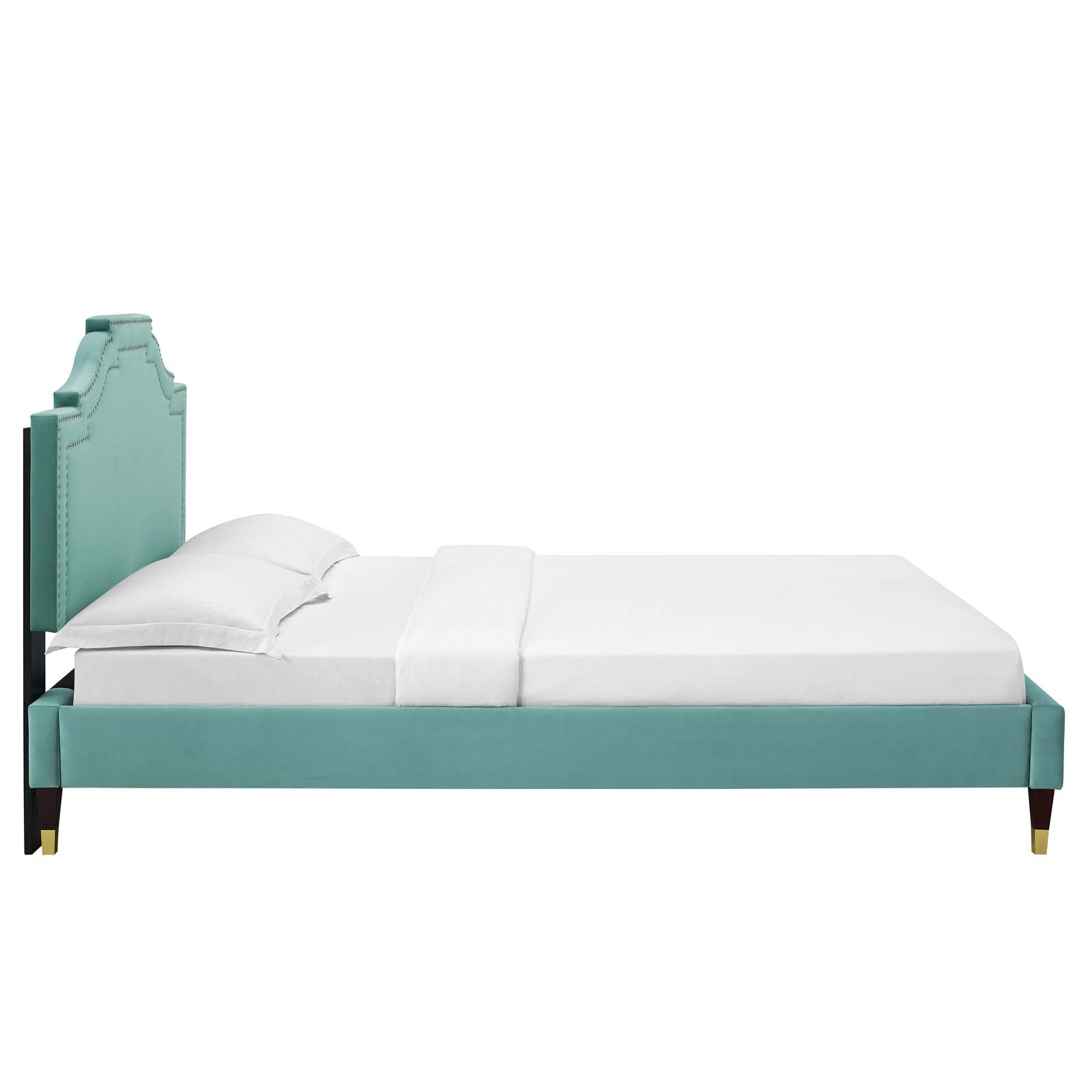 Adelaide Performance Velvet Full Platform Bed By Modway - MOD-6857 | Beds | Modishstore - 36