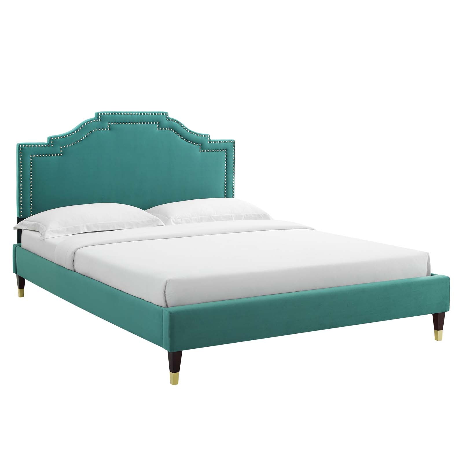 Adelaide Performance Velvet Full Platform Bed By Modway - MOD-6857 | Beds | Modishstore - 71