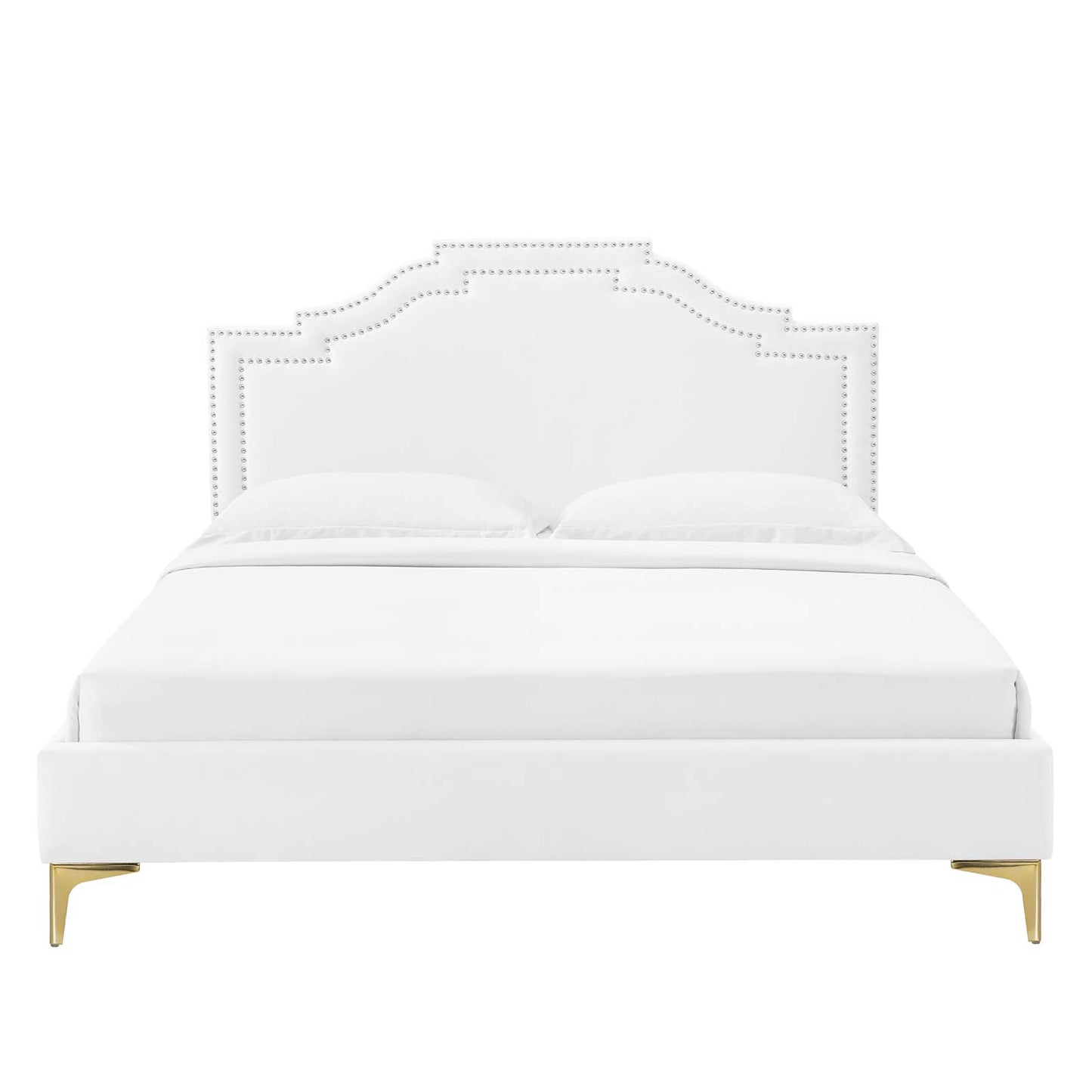 Adelaide Performance Velvet King Platform Bed By Modway - MOD-6862 | Beds | Modishstore - 112