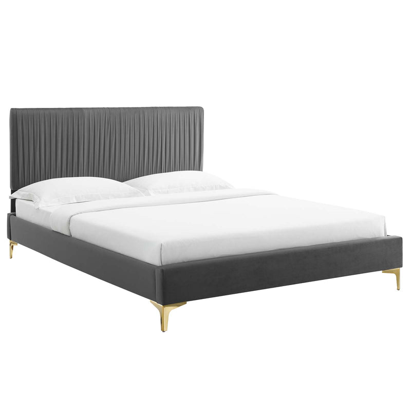 Modway Peyton Performance Velvet Full Platform Bed - MOD-6868 | Beds | Modishstore - 2