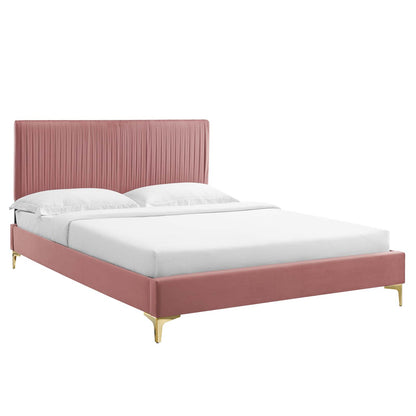 Modway Peyton Performance Velvet Full Platform Bed - MOD-6868 | Beds | Modishstore - 9