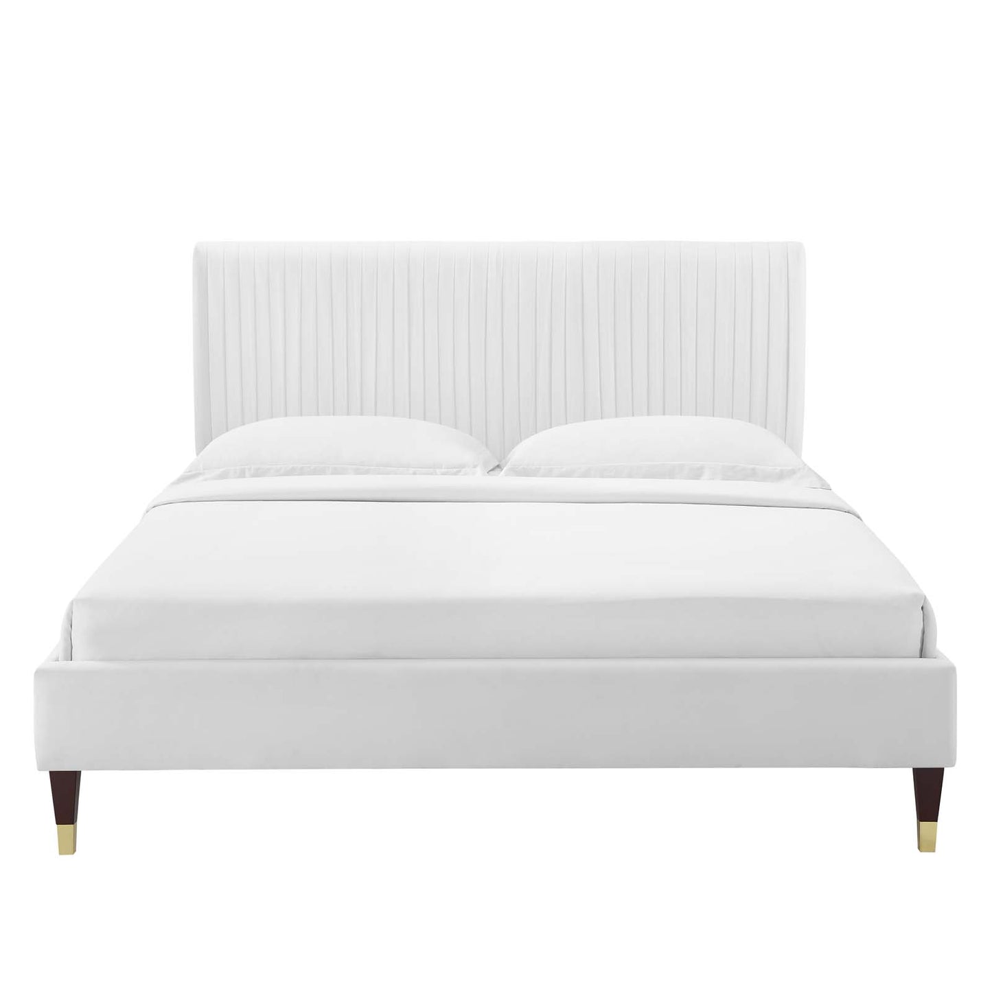 Modway Peyton Performance Velvet Full Platform Bed - MOD-6869 | Beds | Modishstore - 55