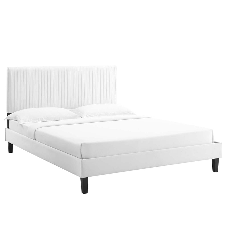 Modway Peyton Performance Velvet Full Platform Bed - MOD-6870 | Beds | Modishstore - 51