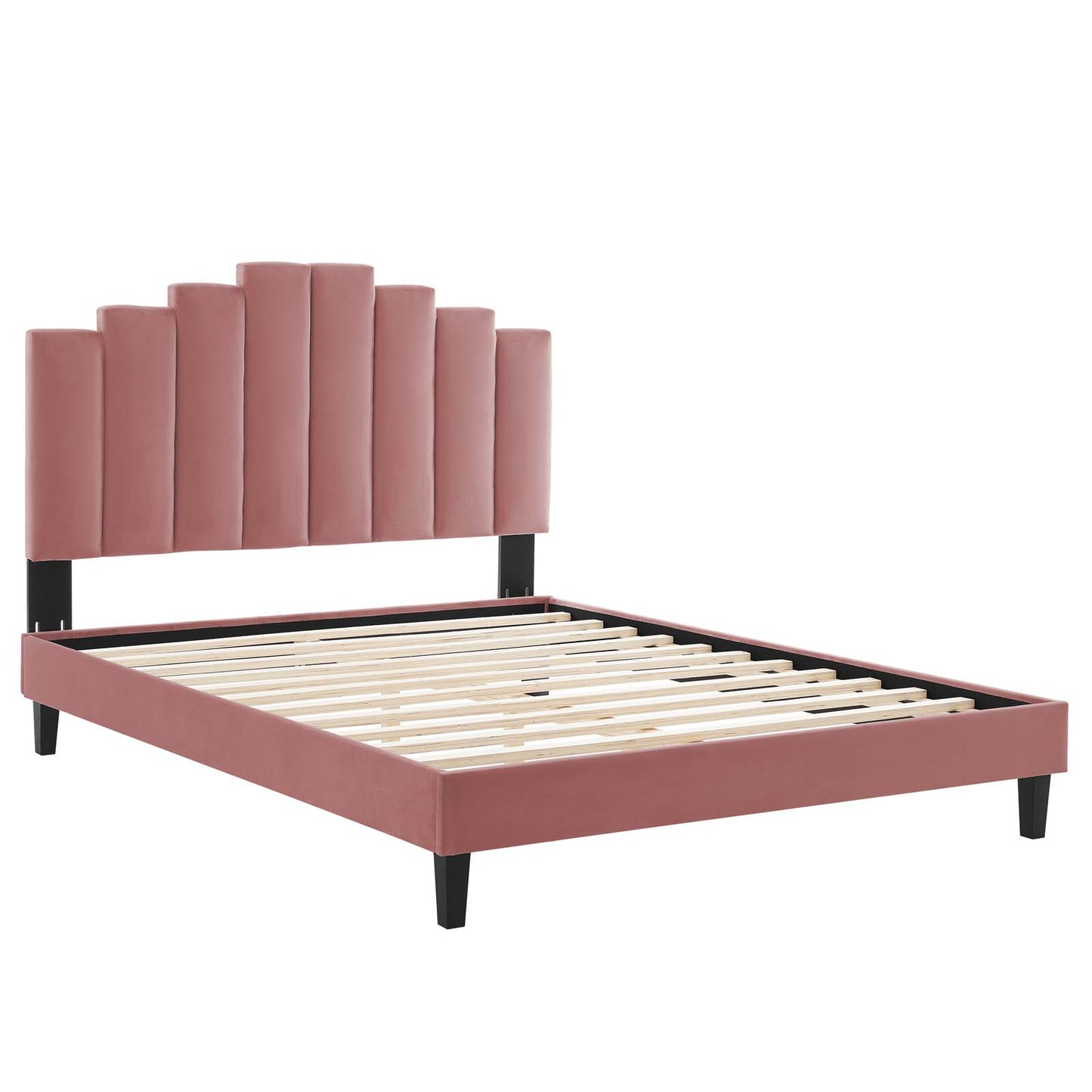 Modway Elise Twin Performance Velvet Platform Bed - MOD-6876 | Beds | Modishstore - 8