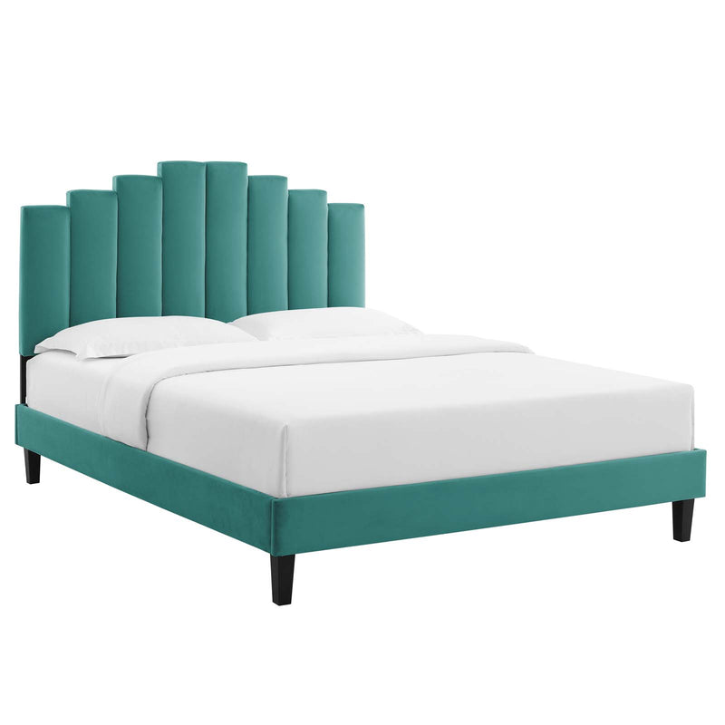 Modway Elise Twin Performance Velvet Platform Bed - MOD-6876 | Beds | Modishstore - 27