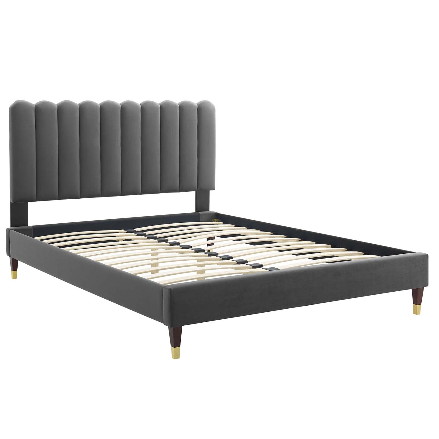 Reagan Full Performance Velvet Platform Bed By Modway - MOD-6892 | Beds | Modishstore - 10