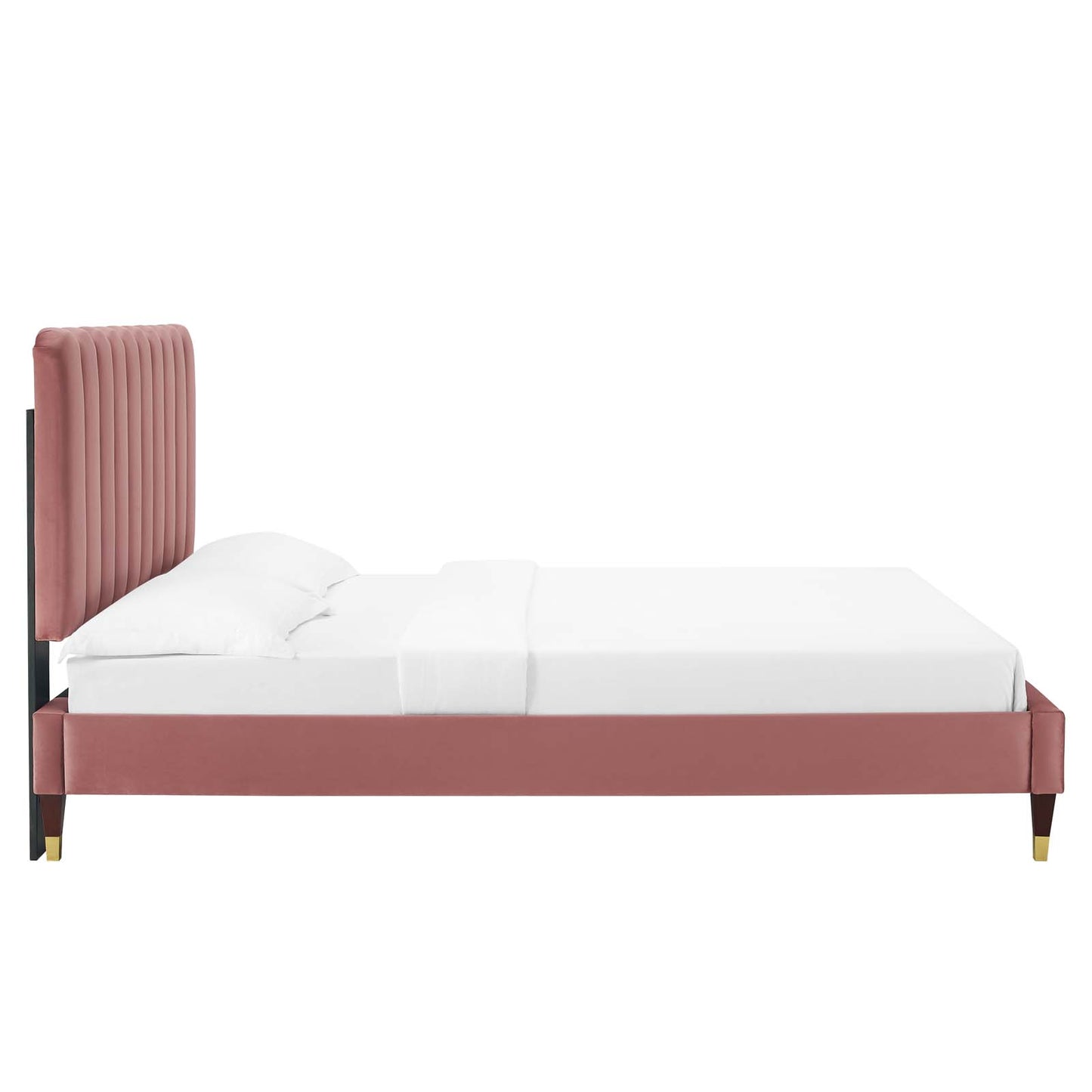 Reagan Full Performance Velvet Platform Bed By Modway - MOD-6892 | Beds | Modishstore - 27