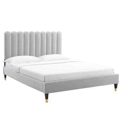 Reagan Full Performance Velvet Platform Bed By Modway - MOD-6892 | Beds | Modishstore - 33