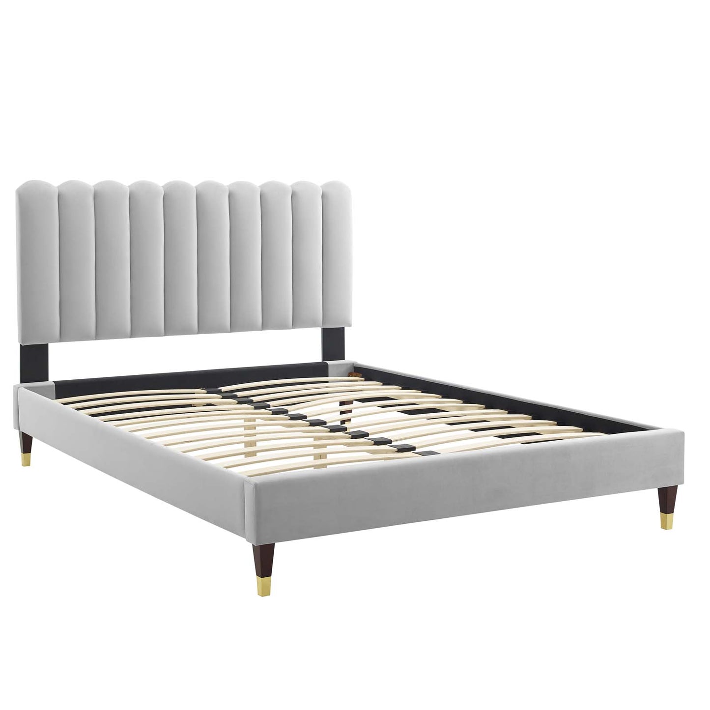 Reagan Full Performance Velvet Platform Bed By Modway - MOD-6892 | Beds | Modishstore - 42