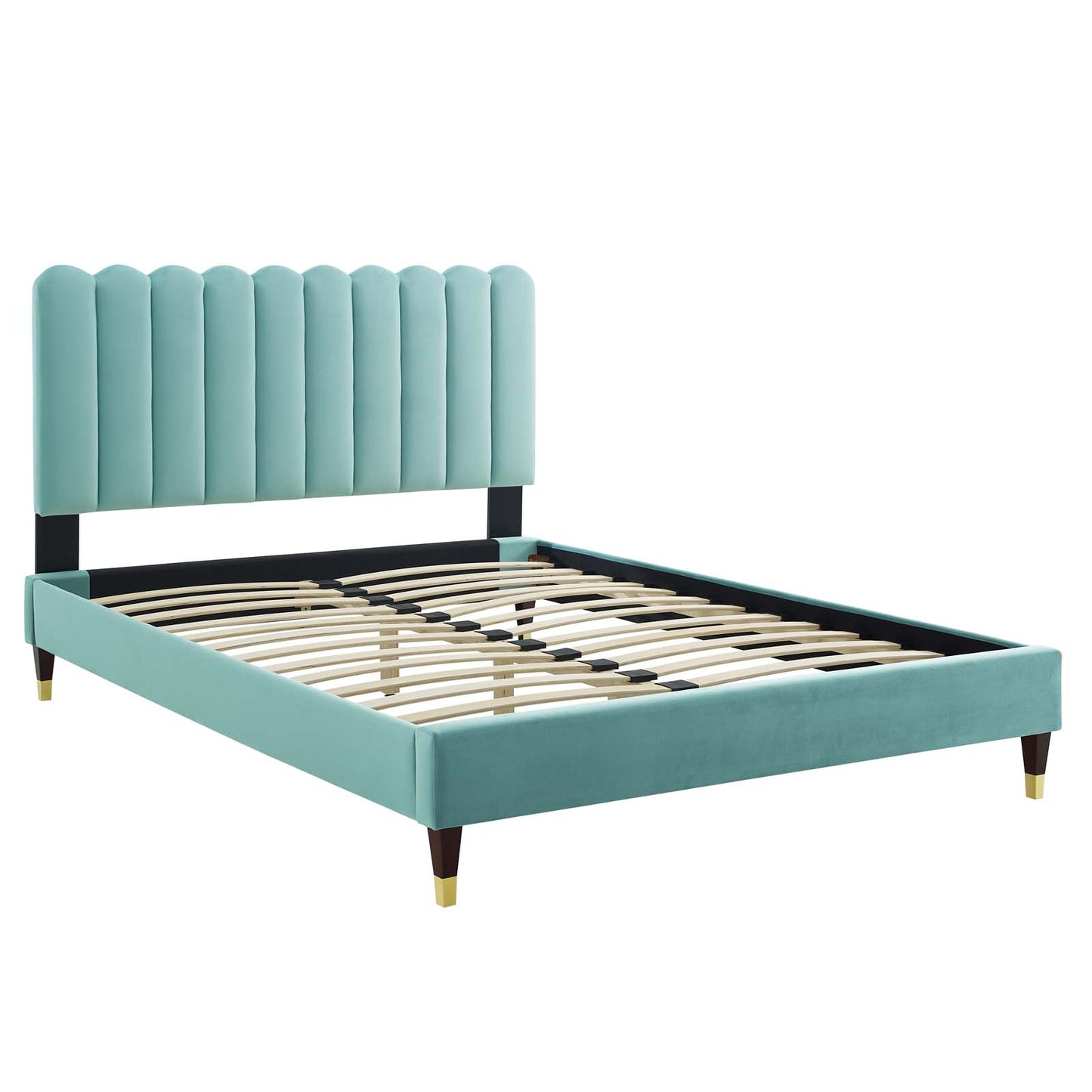 Reagan Full Performance Velvet Platform Bed By Modway - MOD-6892 | Beds | Modishstore - 58