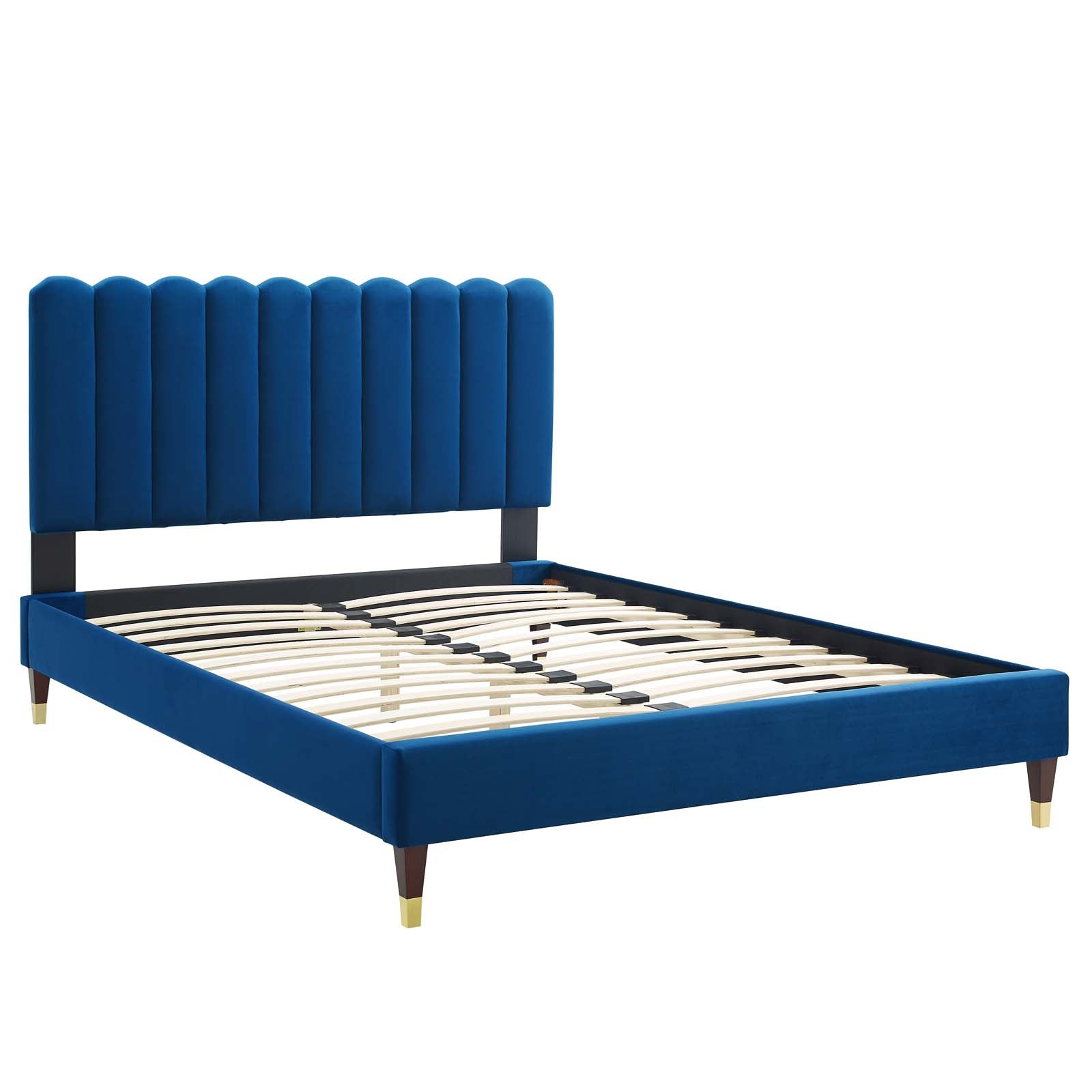 Reagan Full Performance Velvet Platform Bed By Modway - MOD-6892 | Beds | Modishstore - 74