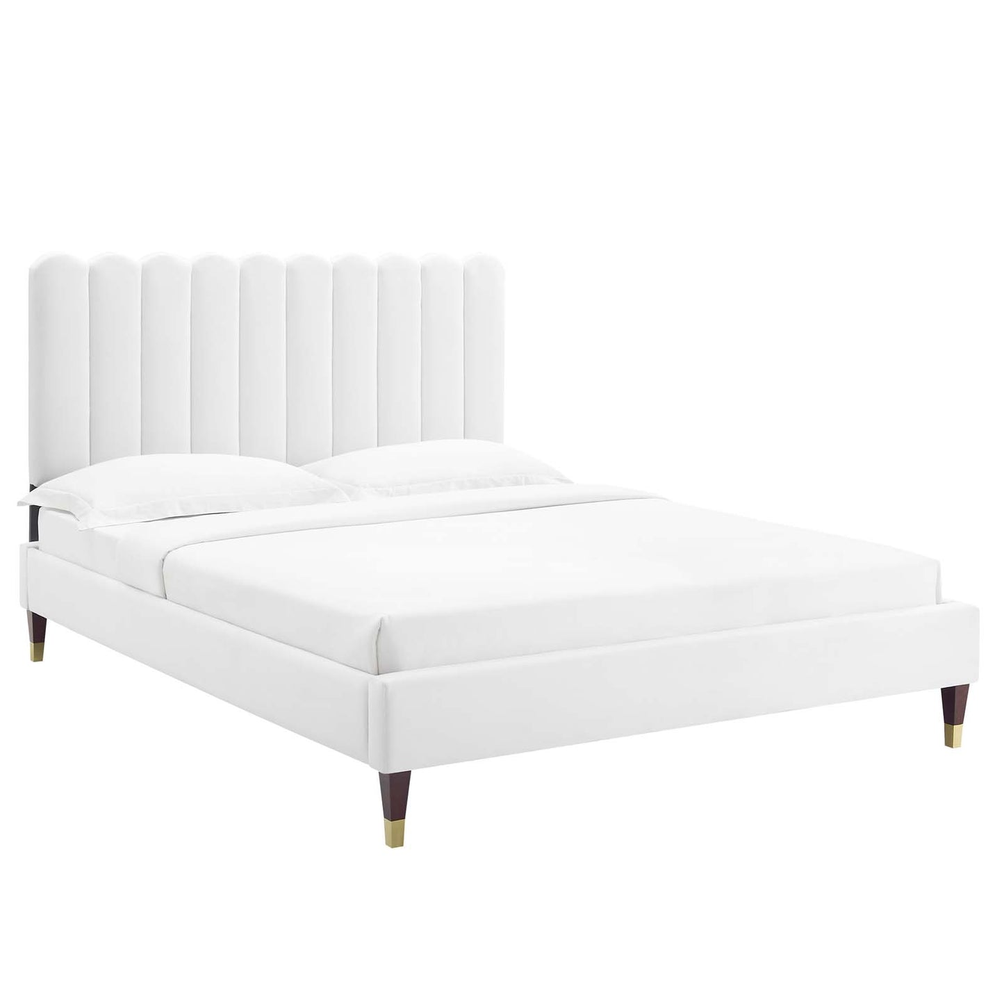 Reagan Full Performance Velvet Platform Bed By Modway - MOD-6892 | Beds | Modishstore - 97