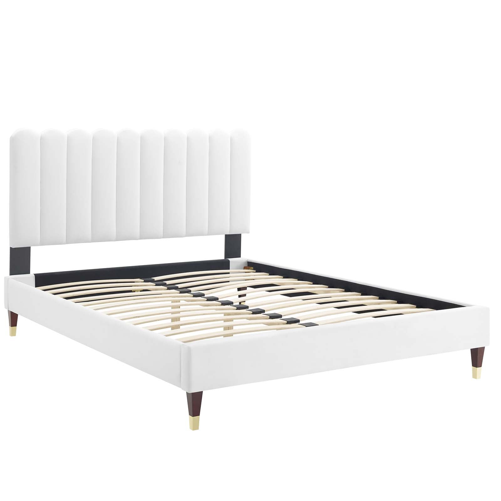 Reagan Full Performance Velvet Platform Bed By Modway - MOD-6892 | Beds | Modishstore - 106