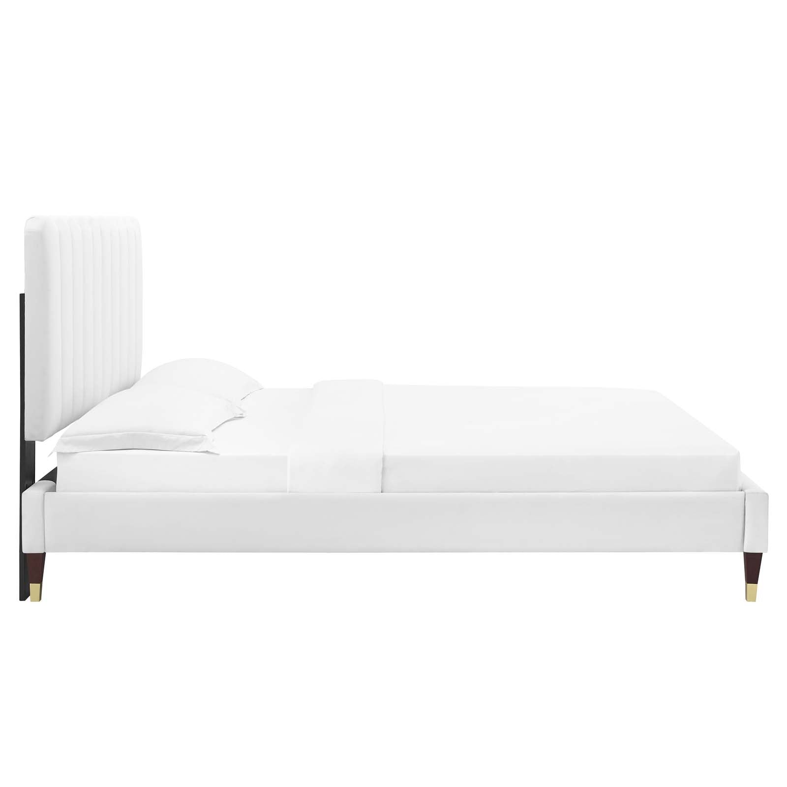 Reagan Full Performance Velvet Platform Bed By Modway - MOD-6892 | Beds | Modishstore - 107