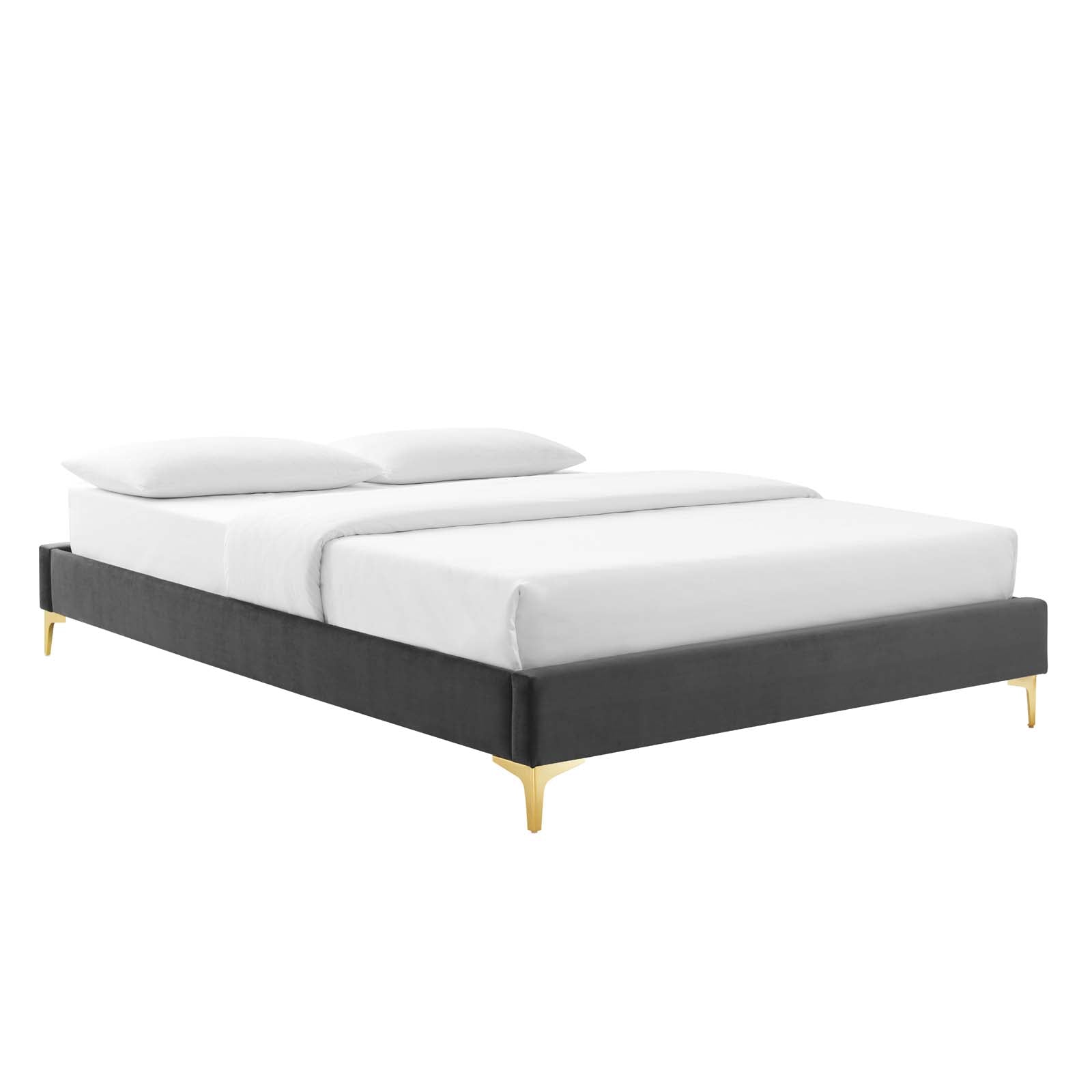 Colette King Performance Velvet Platform Bed By Modway - MOD-6894 | Beds | Modishstore - 14