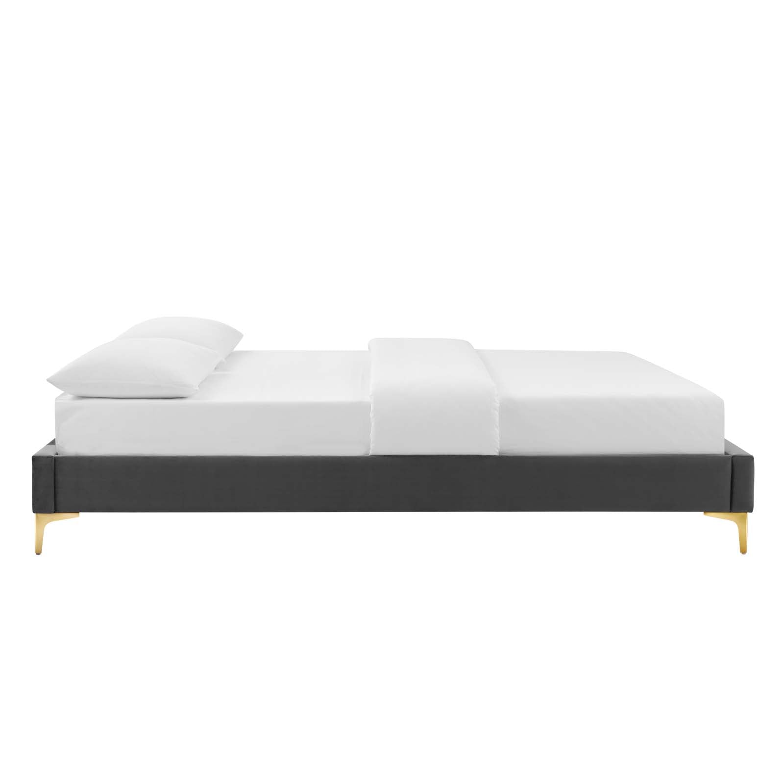 Colette King Performance Velvet Platform Bed By Modway - MOD-6894 | Beds | Modishstore - 16