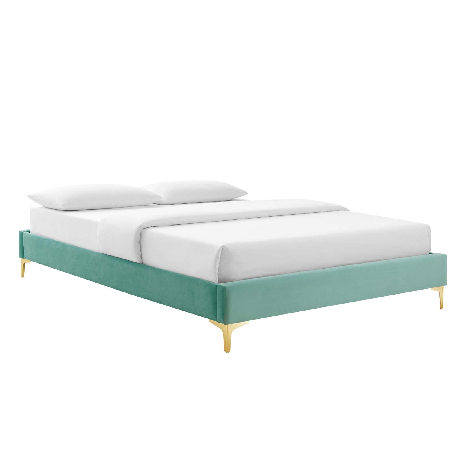 Colette King Performance Velvet Platform Bed By Modway - MOD-6894 | Beds | Modishstore - 62