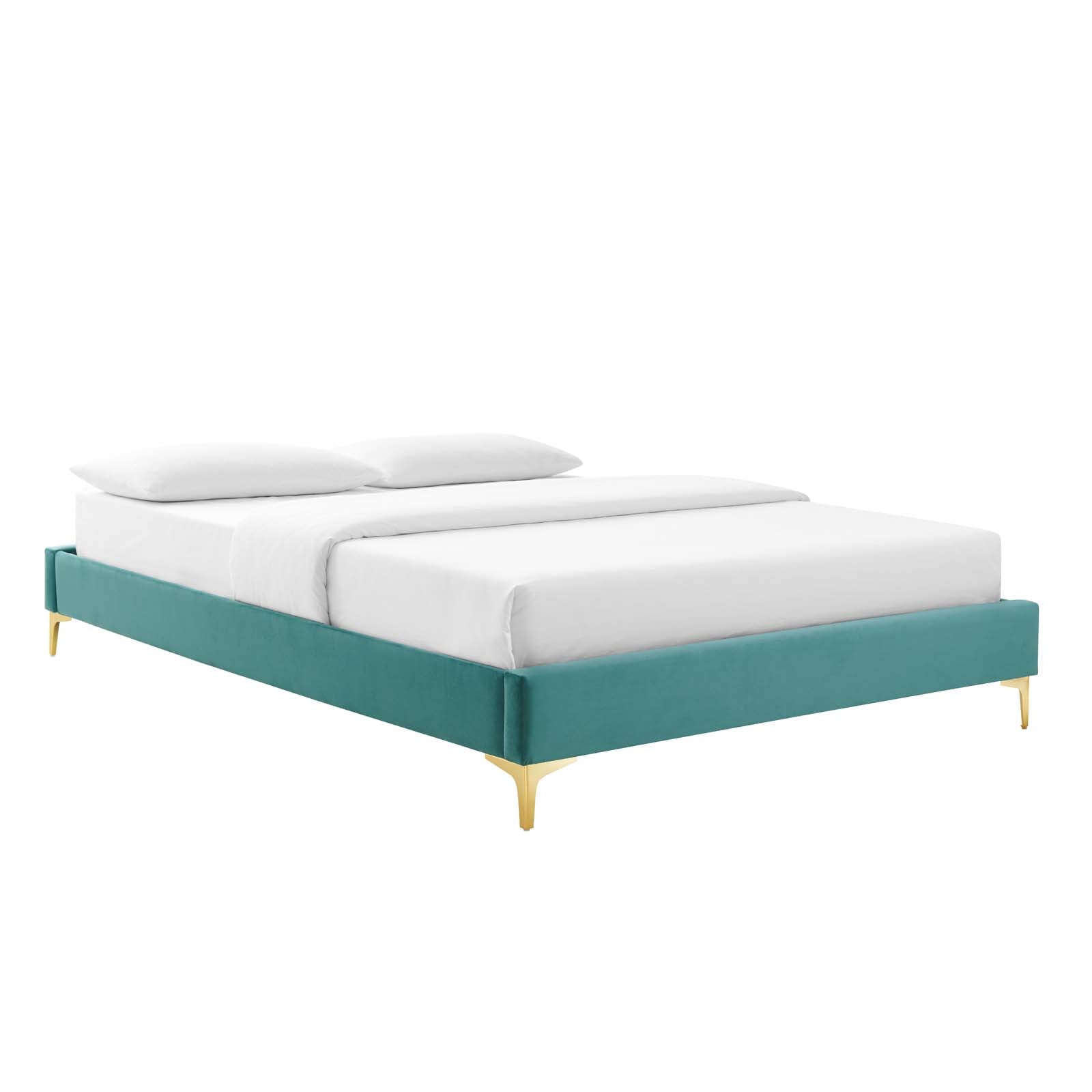 Colette King Performance Velvet Platform Bed By Modway - MOD-6894 | Beds | Modishstore - 110