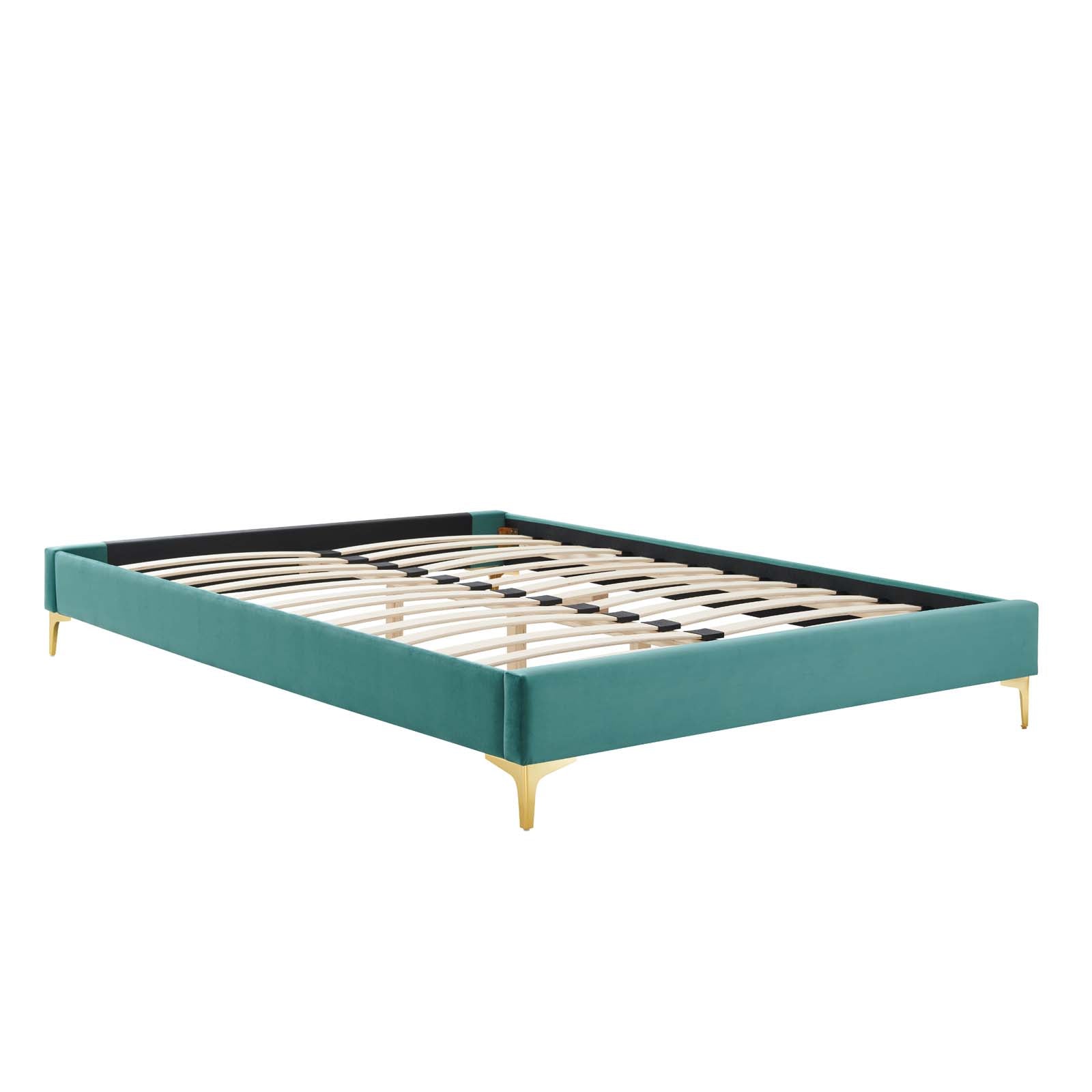 Colette King Performance Velvet Platform Bed By Modway - MOD-6894 | Beds | Modishstore - 111