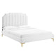 Colette King Performance Velvet Platform Bed By Modway - MOD-6894 | Beds | Modishstore - 113