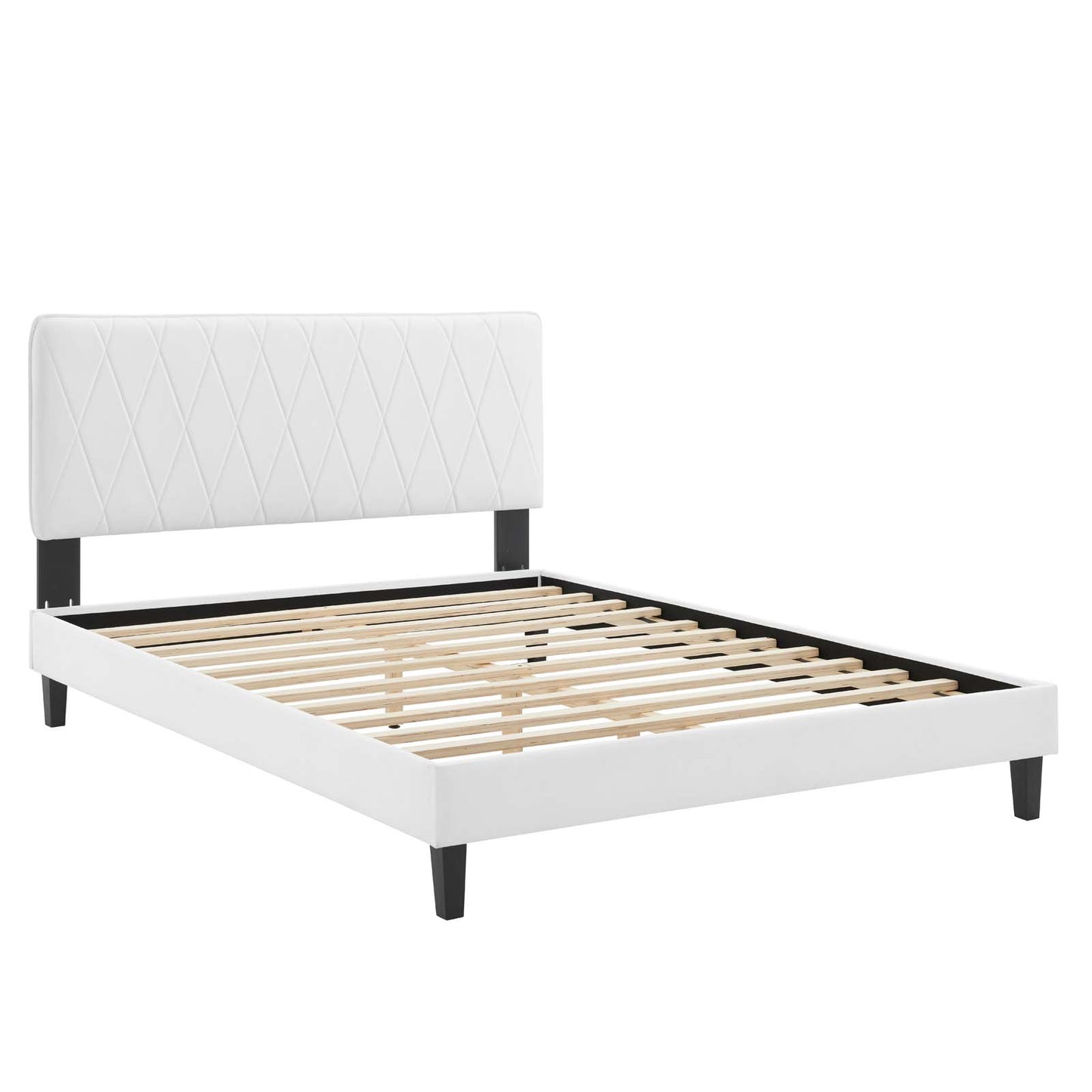 Modway Phillipa Performance Velvet Twin Platform Bed - MOD-6900 | Beds | Modishstore - 52