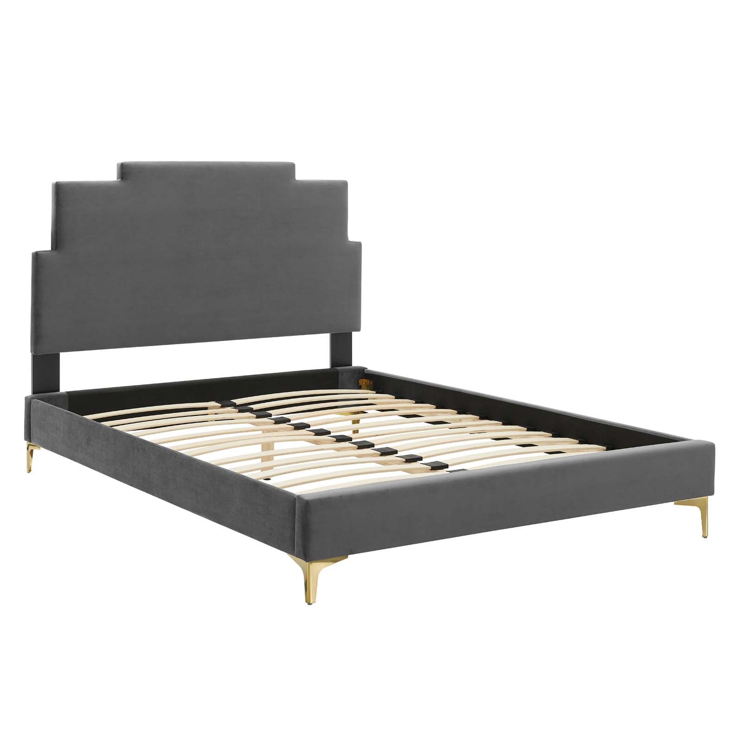 Modway Lindsey Performance Velvet Full Platform Bed - MOD-6901 | Beds | Modishstore - 3