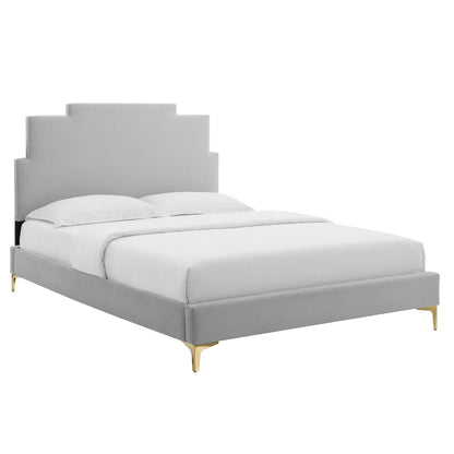 Modway Lindsey Performance Velvet Full Platform Bed - MOD-6901 | Beds | Modishstore - 16