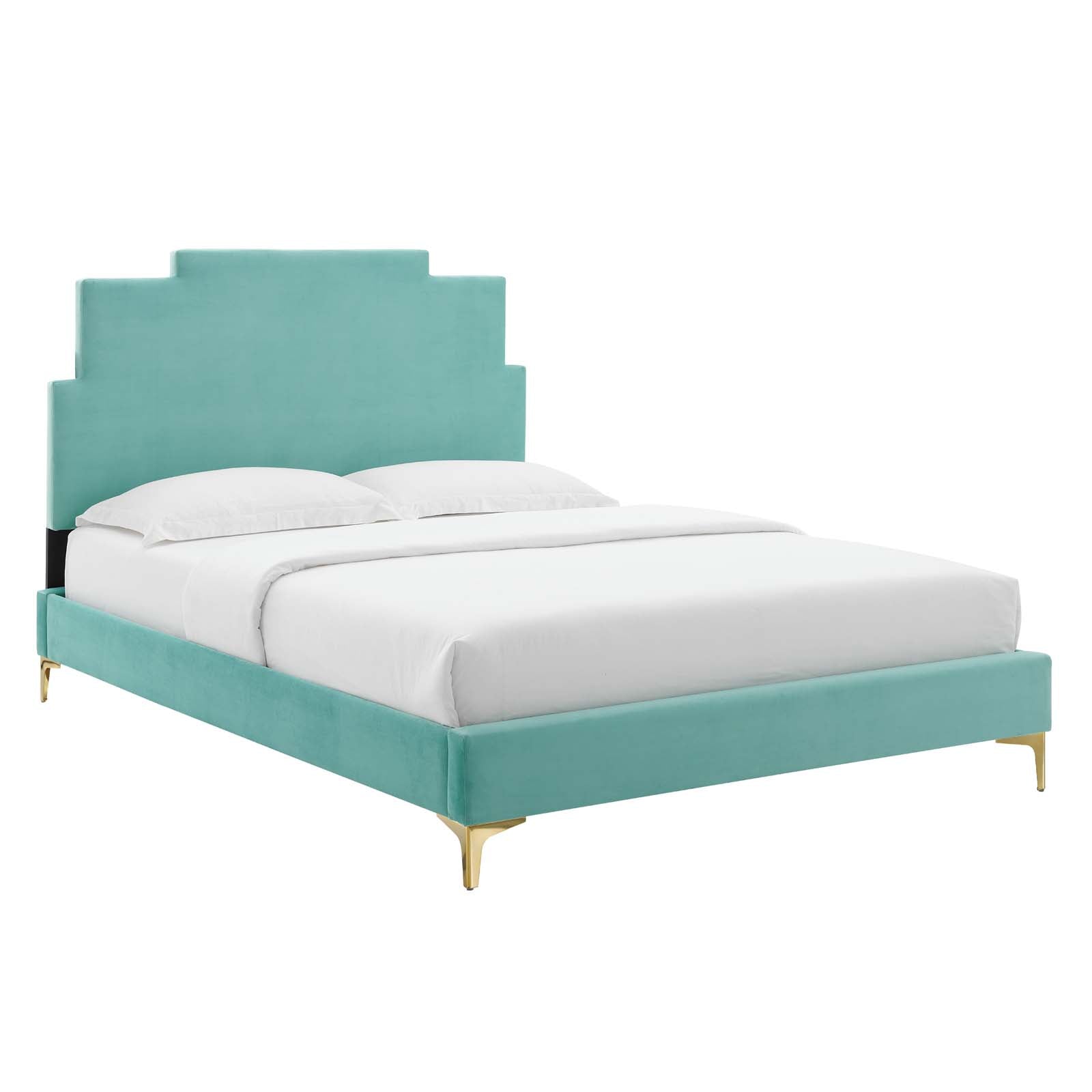 Modway Lindsey Performance Velvet Full Platform Bed - MOD-6901 | Beds | Modishstore - 23