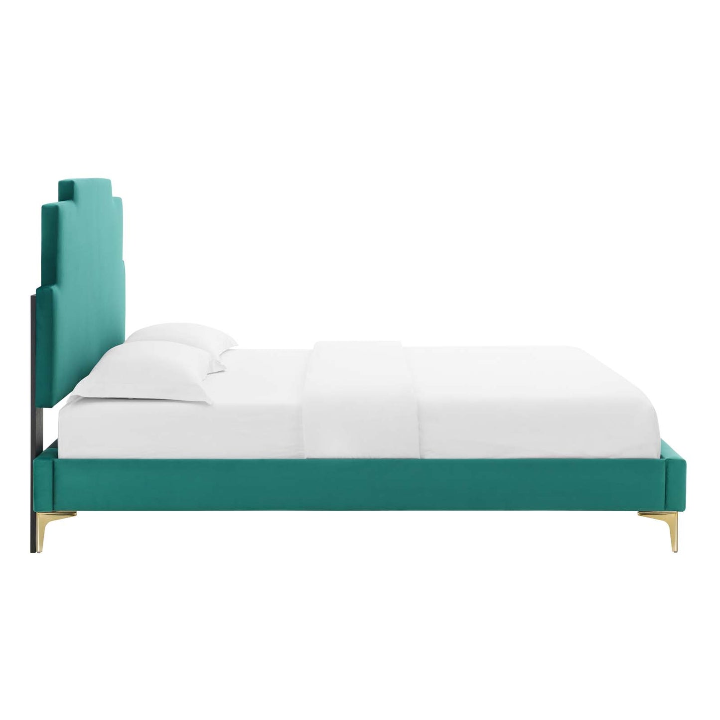 Modway Lindsey Performance Velvet Full Platform Bed - MOD-6901 | Beds | Modishstore - 48