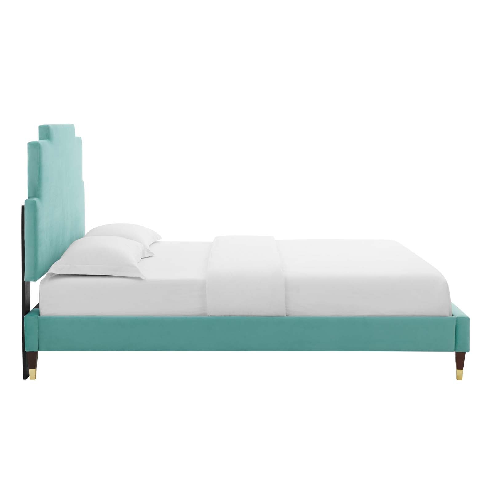 Modway Lindsey Performance Velvet Full Platform Bed - MOD-6902 | Beds | Modishstore - 27