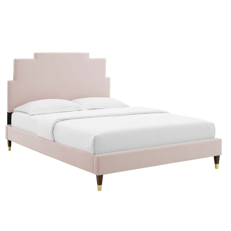 Modway Lindsey Performance Velvet Full Platform Bed - MOD-6902 | Beds | Modishstore - 37