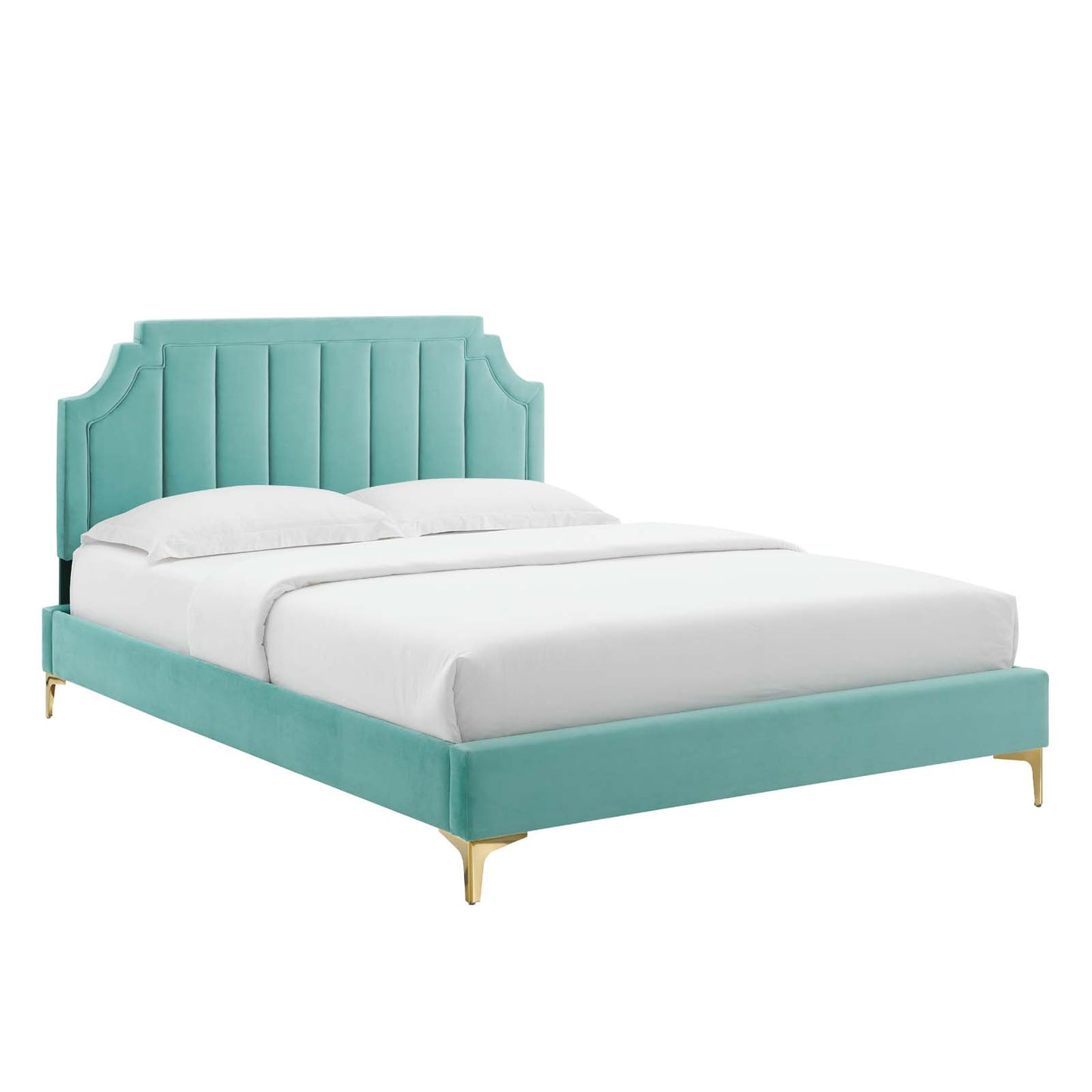 Modway Sienna Performance Velvet Twin Platform Bed - MOD-6906 | Beds | Modishstore - 23