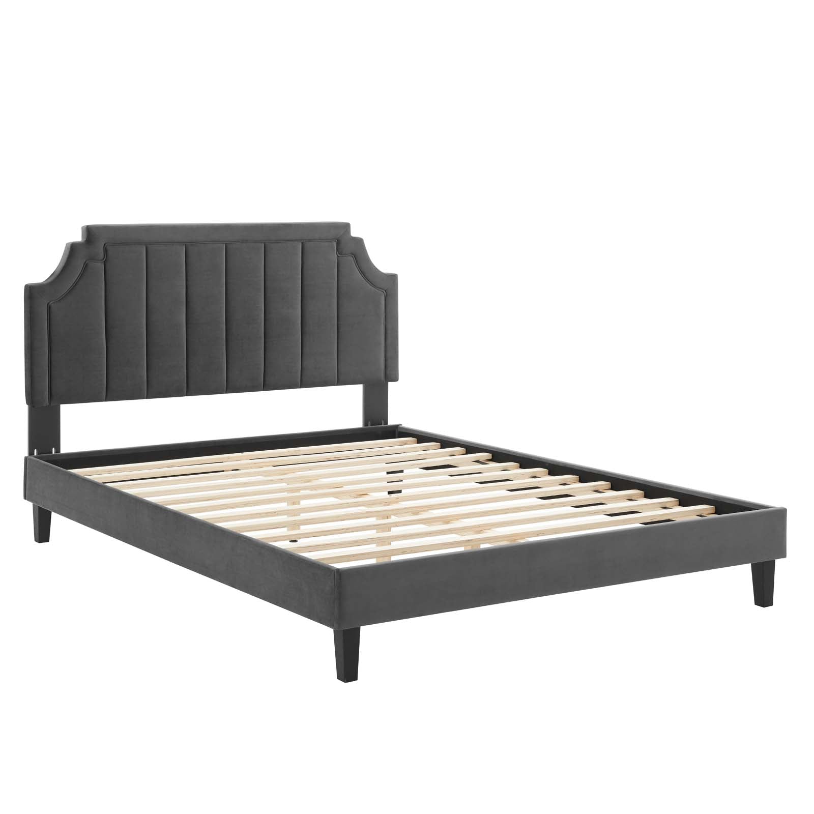 Modway Sienna Performance Velvet Twin Platform Bed - MOD-6908 | Beds | Modishstore - 3