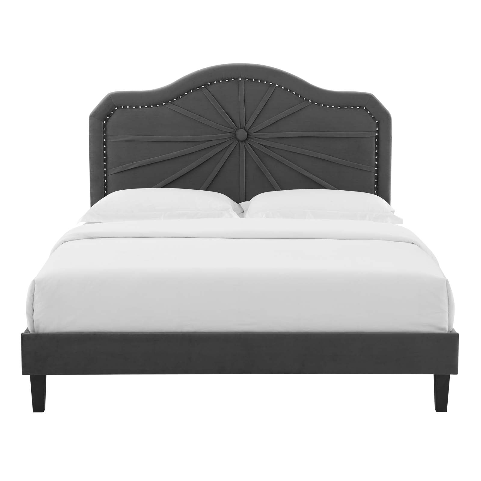 Modway Sienna Performance Velvet Twin Platform Bed - MOD-6908 | Beds | Modishstore - 6