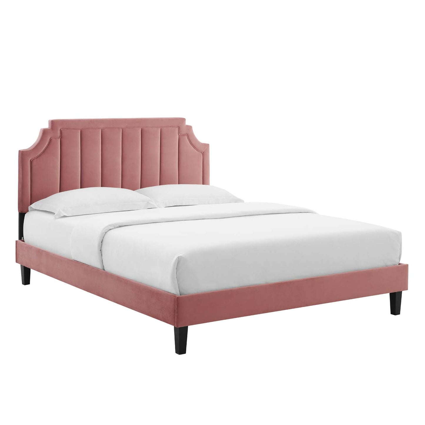 Modway Sienna Performance Velvet Twin Platform Bed - MOD-6908 | Beds | Modishstore - 9