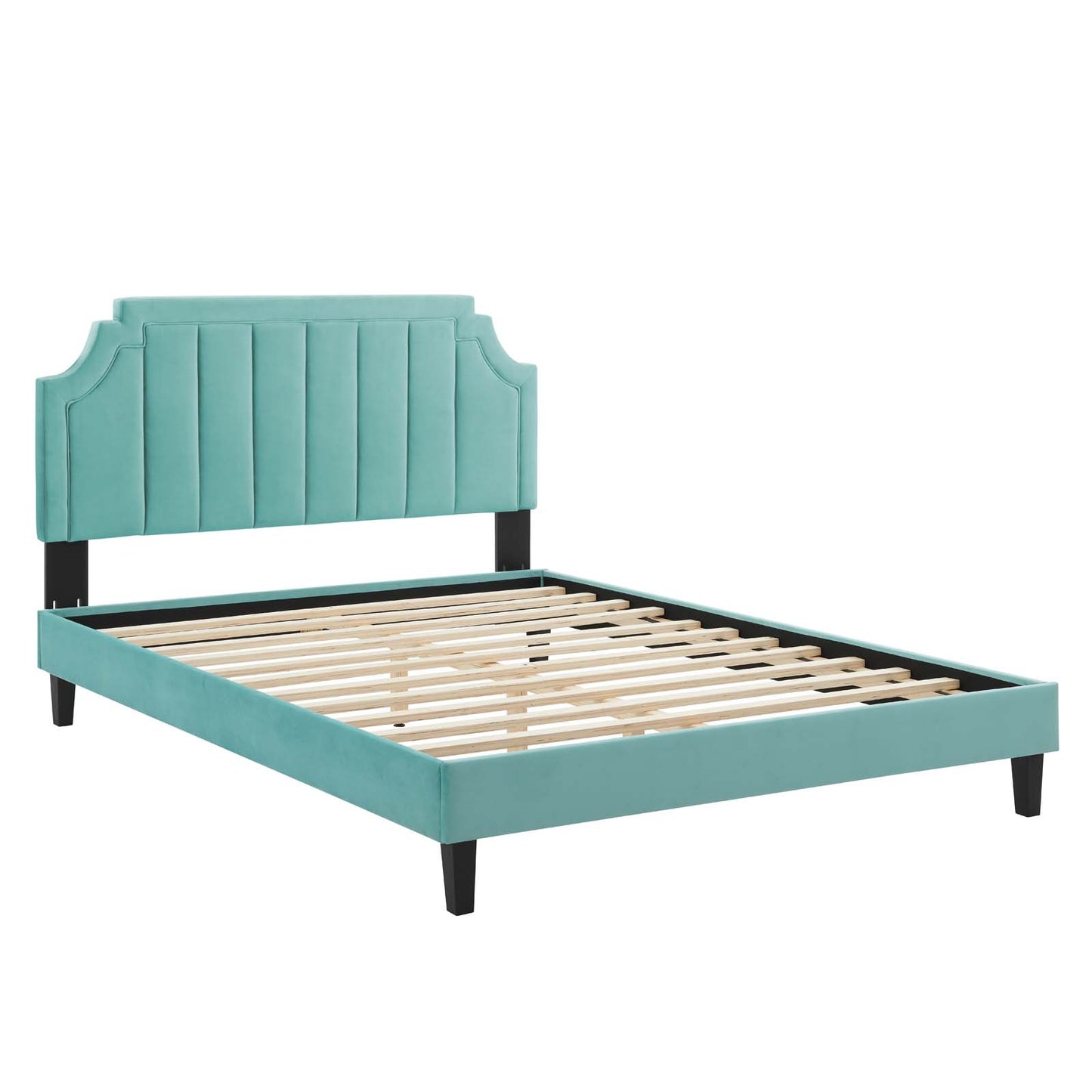 Modway Sienna Performance Velvet Twin Platform Bed - MOD-6908 | Beds | Modishstore - 24