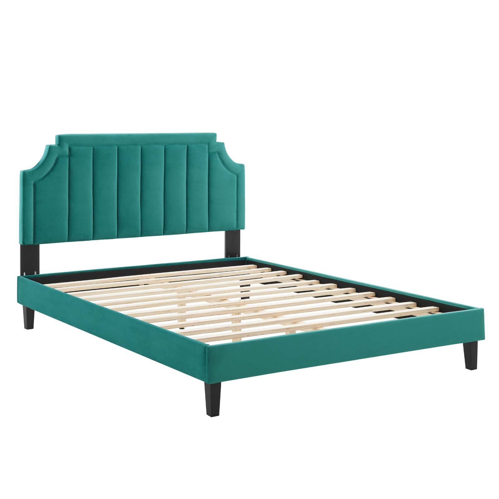 Modway Sienna Performance Velvet Twin Platform Bed - MOD-6908 | Beds | Modishstore - 45