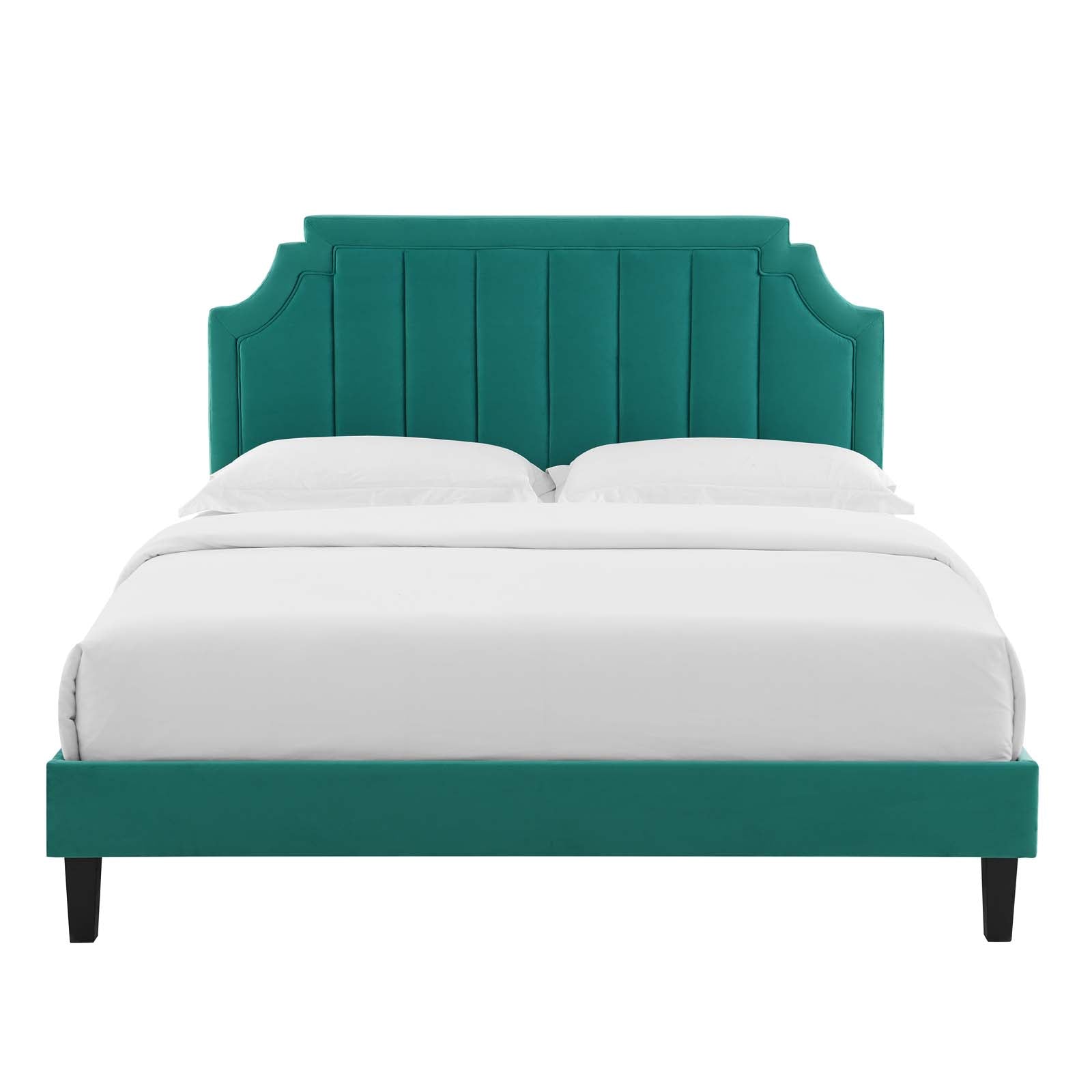 Modway Sienna Performance Velvet Twin Platform Bed - MOD-6908 | Beds | Modishstore - 48