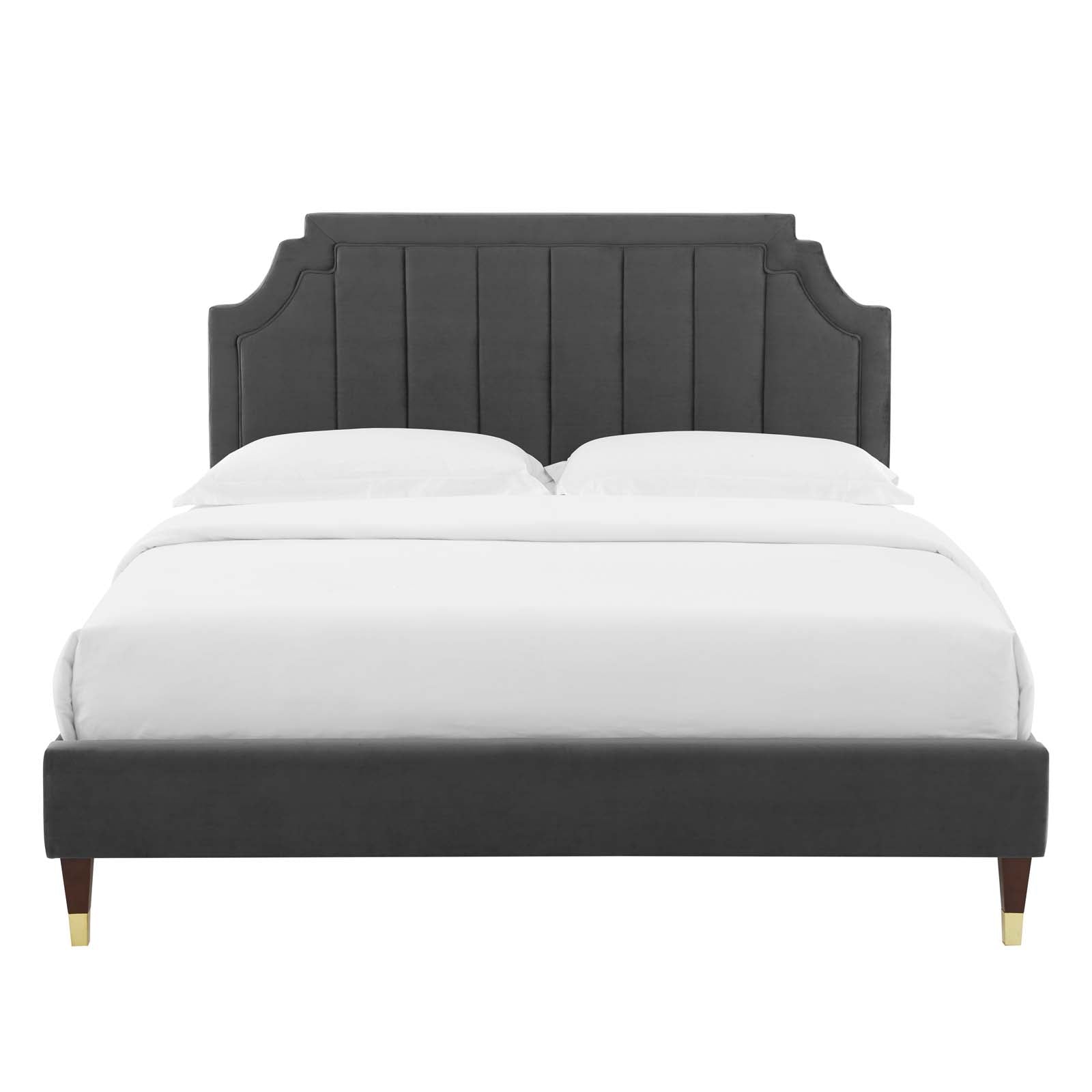 Modway Sienna Performance Velvet King Platform Bed - MOD-6919 | Beds | Modishstore - 6