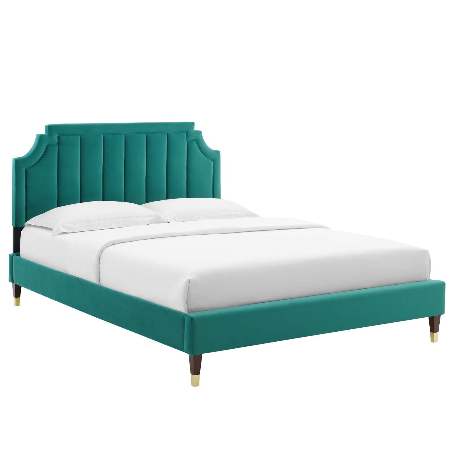 Modway Sienna Performance Velvet King Platform Bed - MOD-6919 | Beds | Modishstore - 50