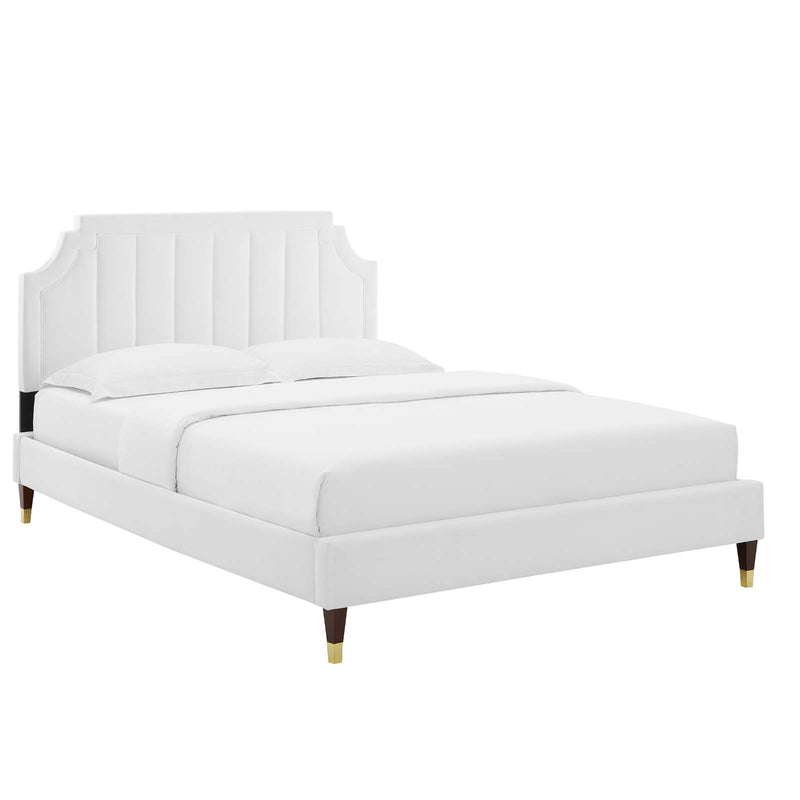 Modway Sienna Performance Velvet King Platform Bed - MOD-6919 | Beds | Modishstore - 58