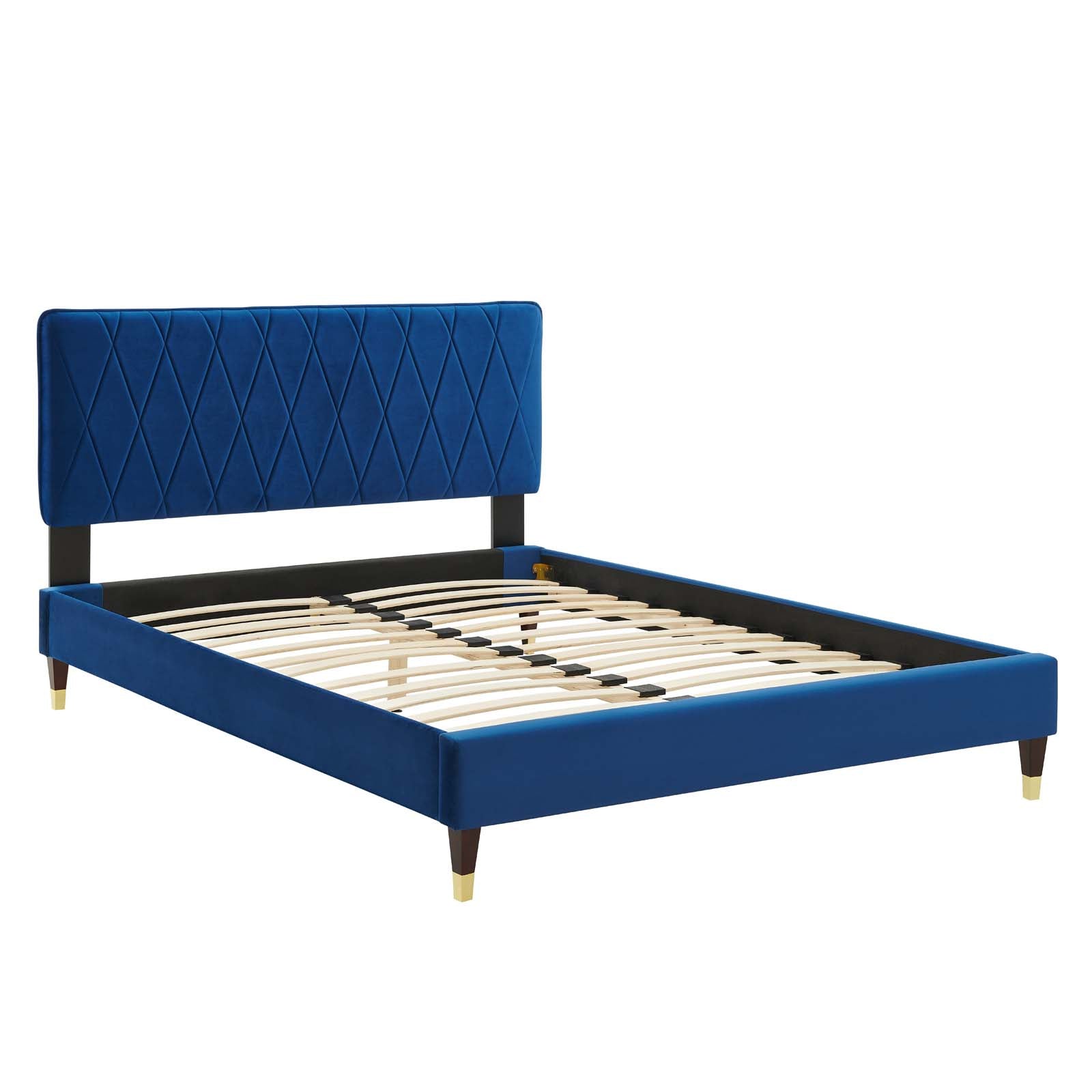 Modway Phillipa Performance Velvet Full Platform Bed - MOD-6923 | Beds | Modishstore - 35