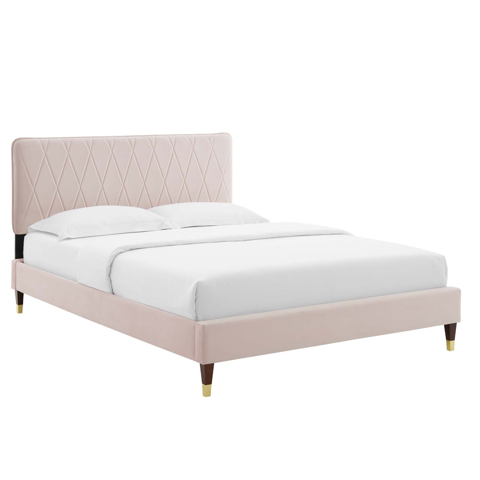 Modway Phillipa Performance Velvet Full Platform Bed - MOD-6923 | Beds | Modishstore - 42