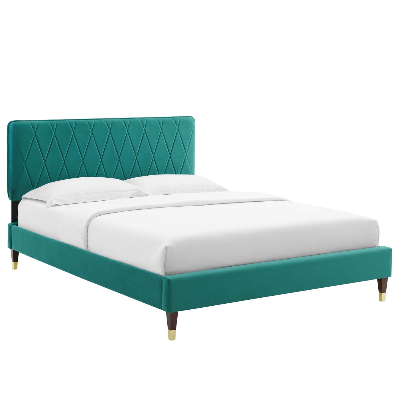 Modway Phillipa Performance Velvet Full Platform Bed - MOD-6923 | Beds | Modishstore - 50