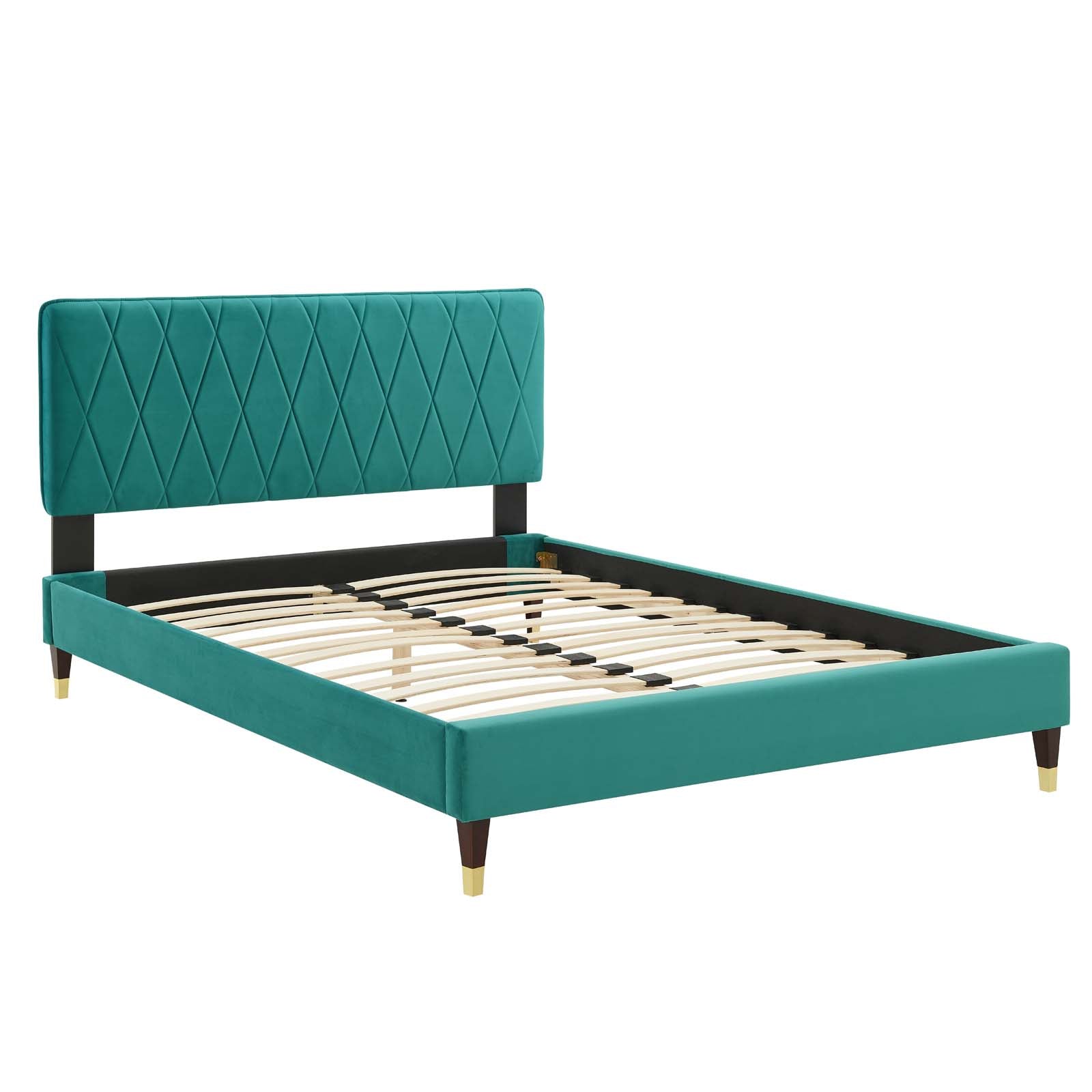 Modway Phillipa Performance Velvet Full Platform Bed - MOD-6923 | Beds | Modishstore - 51