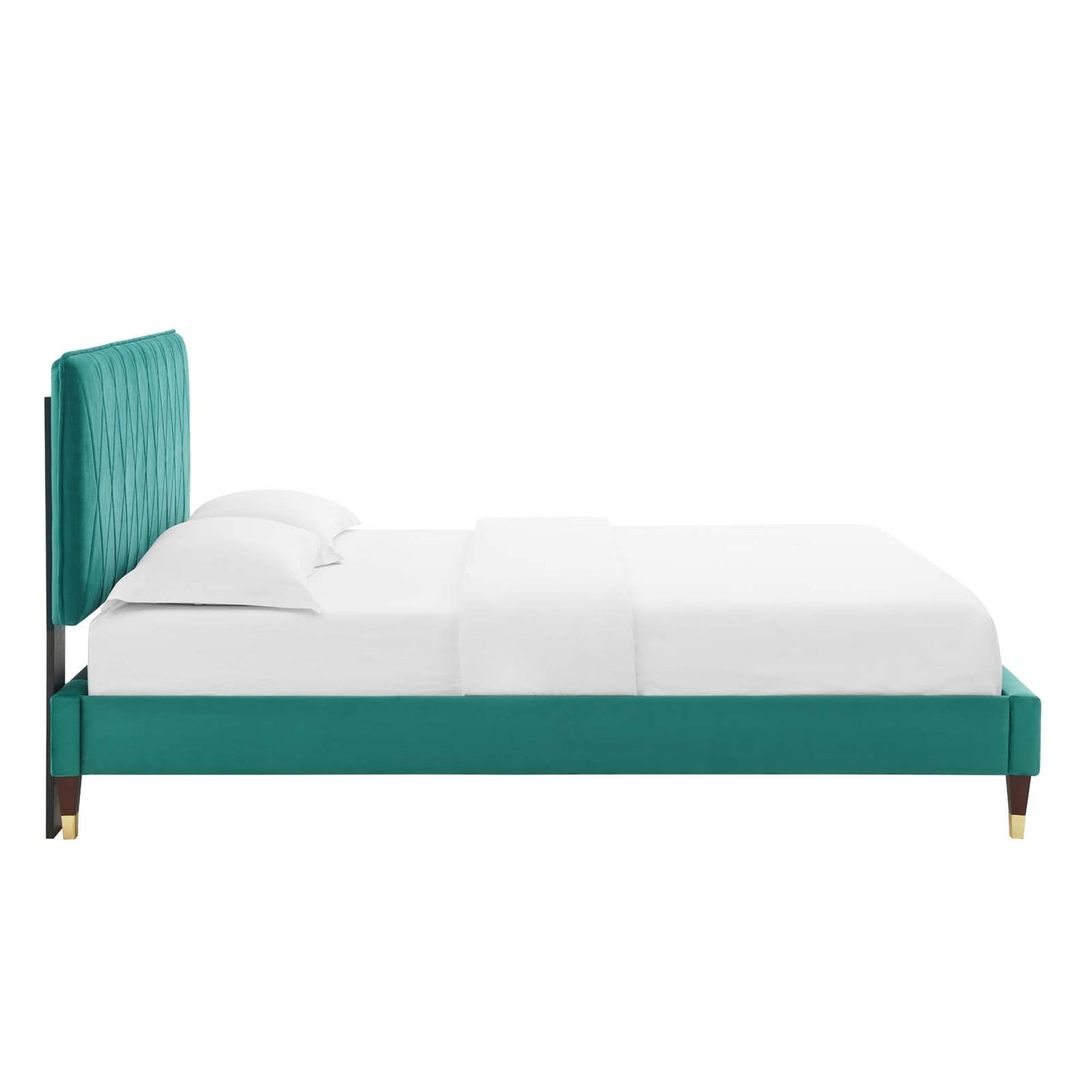 Modway Phillipa Performance Velvet Full Platform Bed - MOD-6923 | Beds | Modishstore - 55