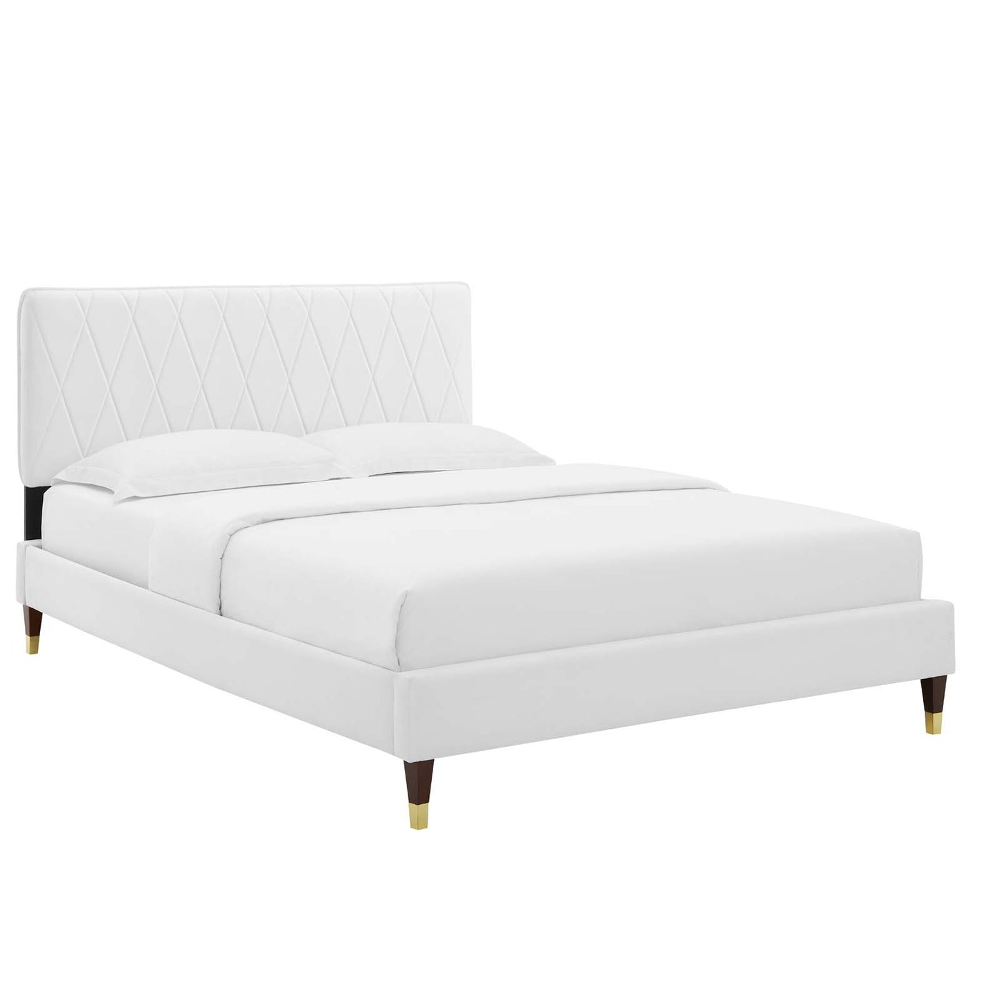 Modway Phillipa Performance Velvet Full Platform Bed - MOD-6923 | Beds | Modishstore - 58