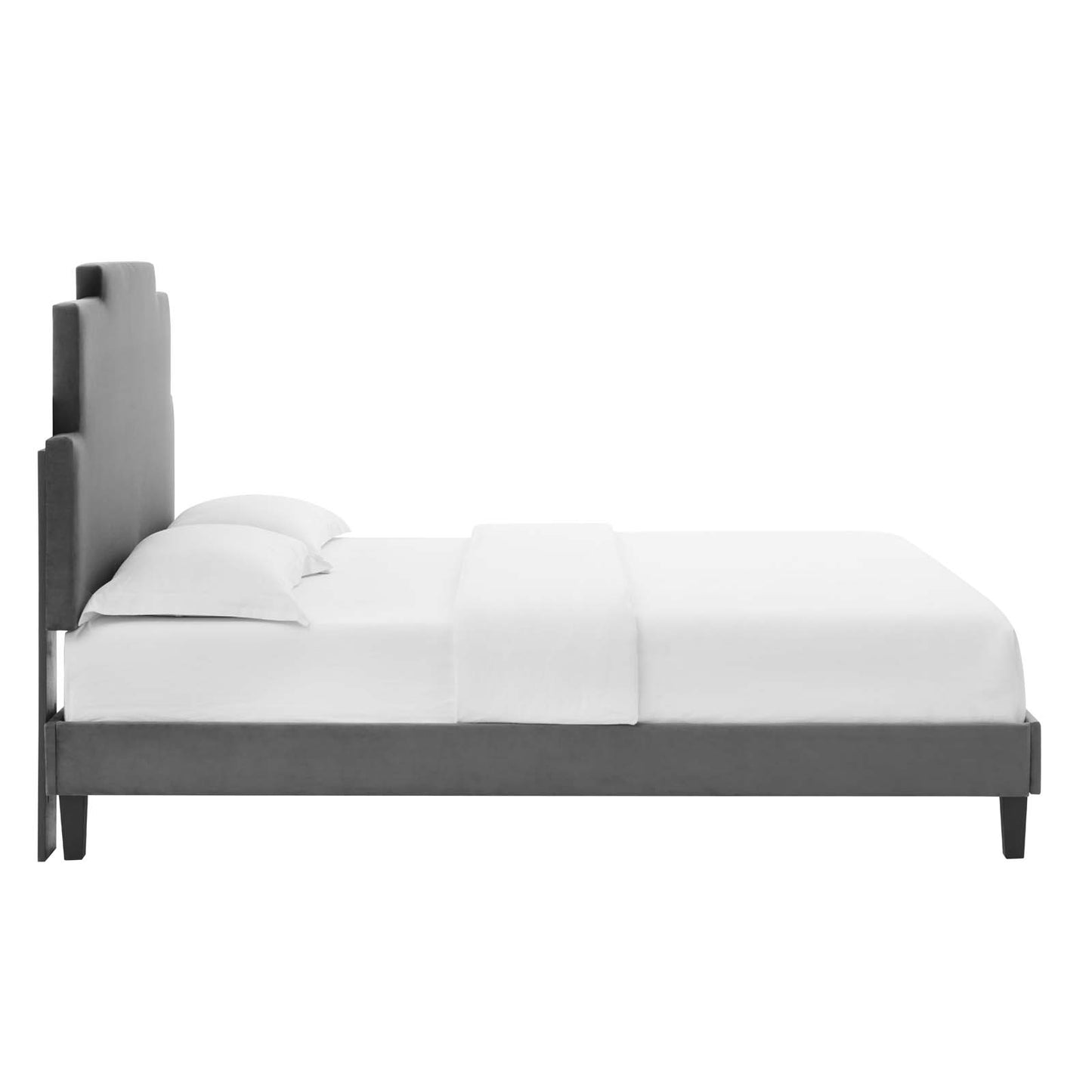 Modway Lindsey Performance Velvet King Platform Bed - MOD-6927 | Beds | Modishstore - 6